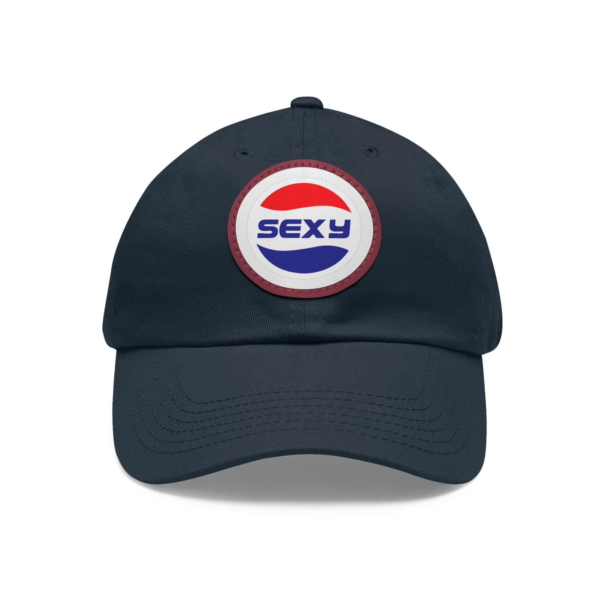 Trendy Dad Hat with 'Sexy' Leather Patch - Cool Casual Cap for Everyday Style