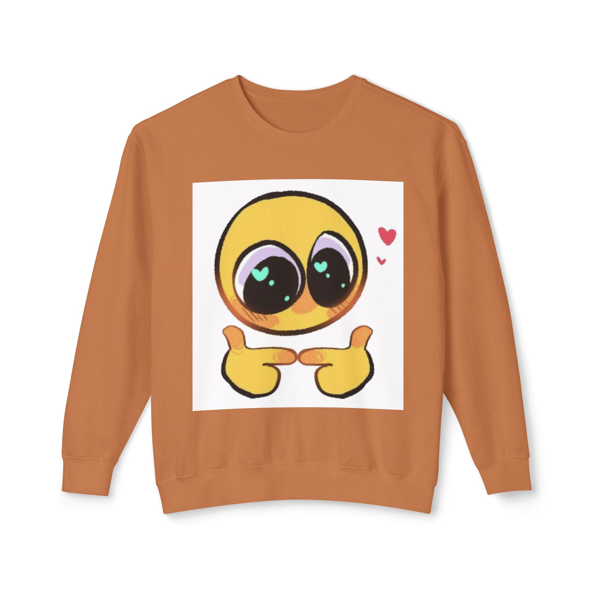 Cute Emoji Unisex Crewneck Sweatshirt - Perfect for Casual Wear and Gifts