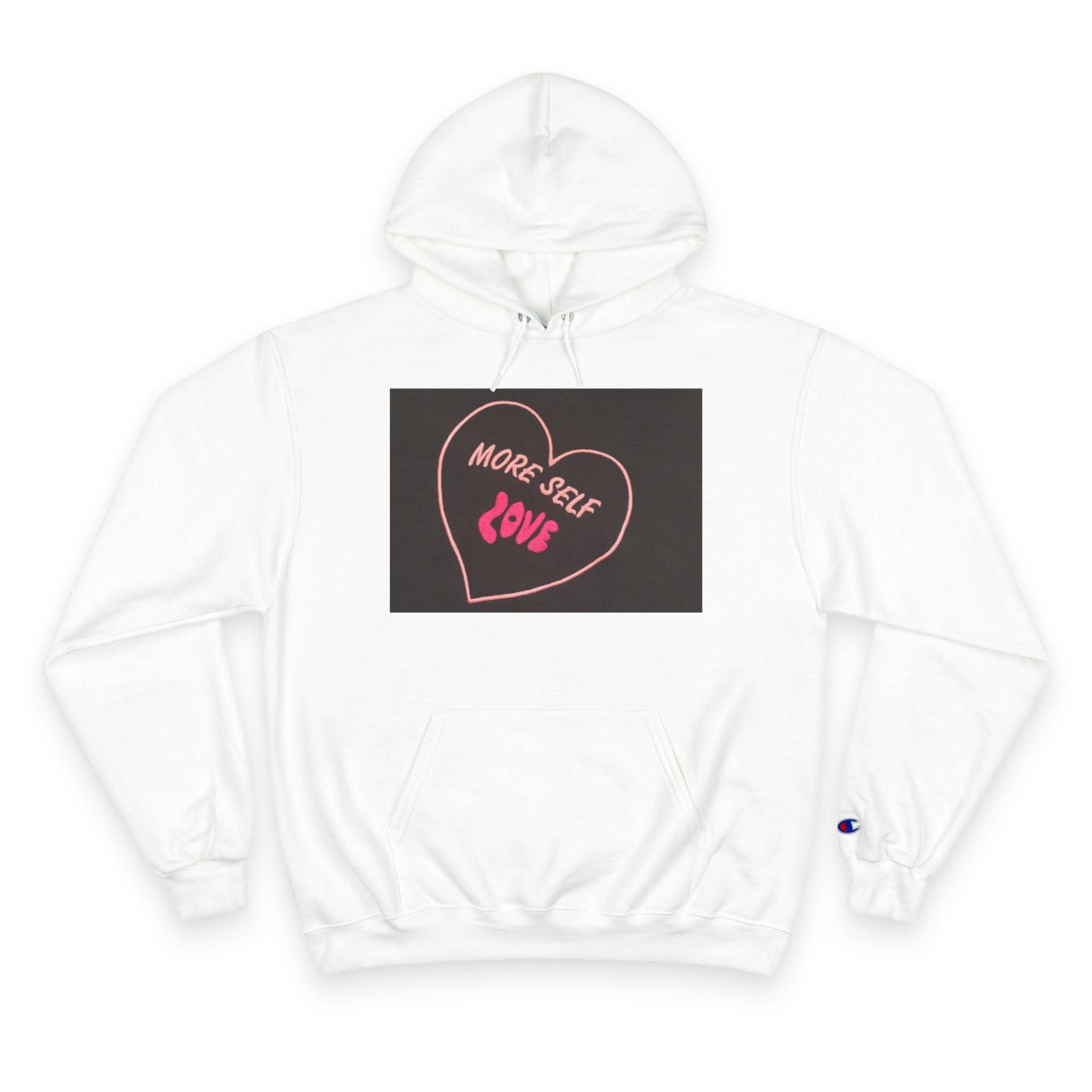 Self Love Champion Hoodie - White Casual Sweatshirt