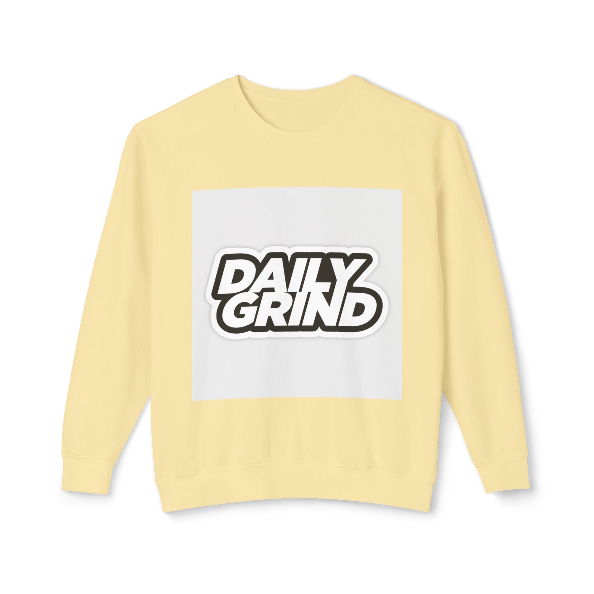 Daily Grind Unisex Lightweight Crewneck Sweatshirt - Motivational Casual Wear