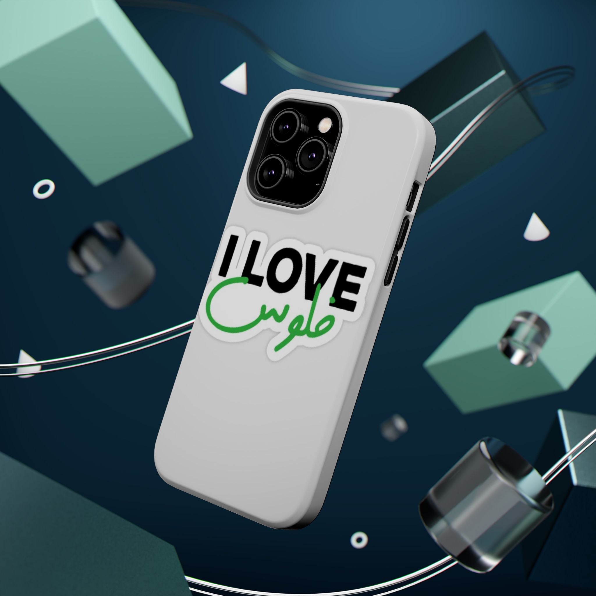I Love قفلو Magnetic Tough Case - Stylish & Durable Phone Protection