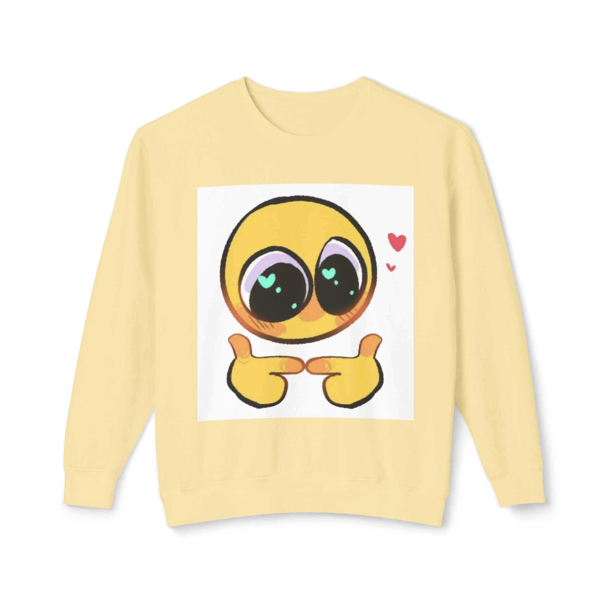 Cute Emoji Unisex Crewneck Sweatshirt - Perfect for Casual Wear and Gifts