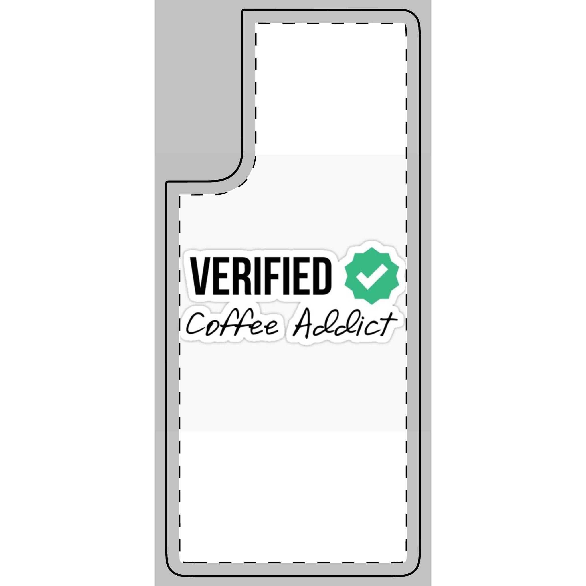 Verified Coffee Addict Phone Skin - Stylish Protection for Coffee Lovers
