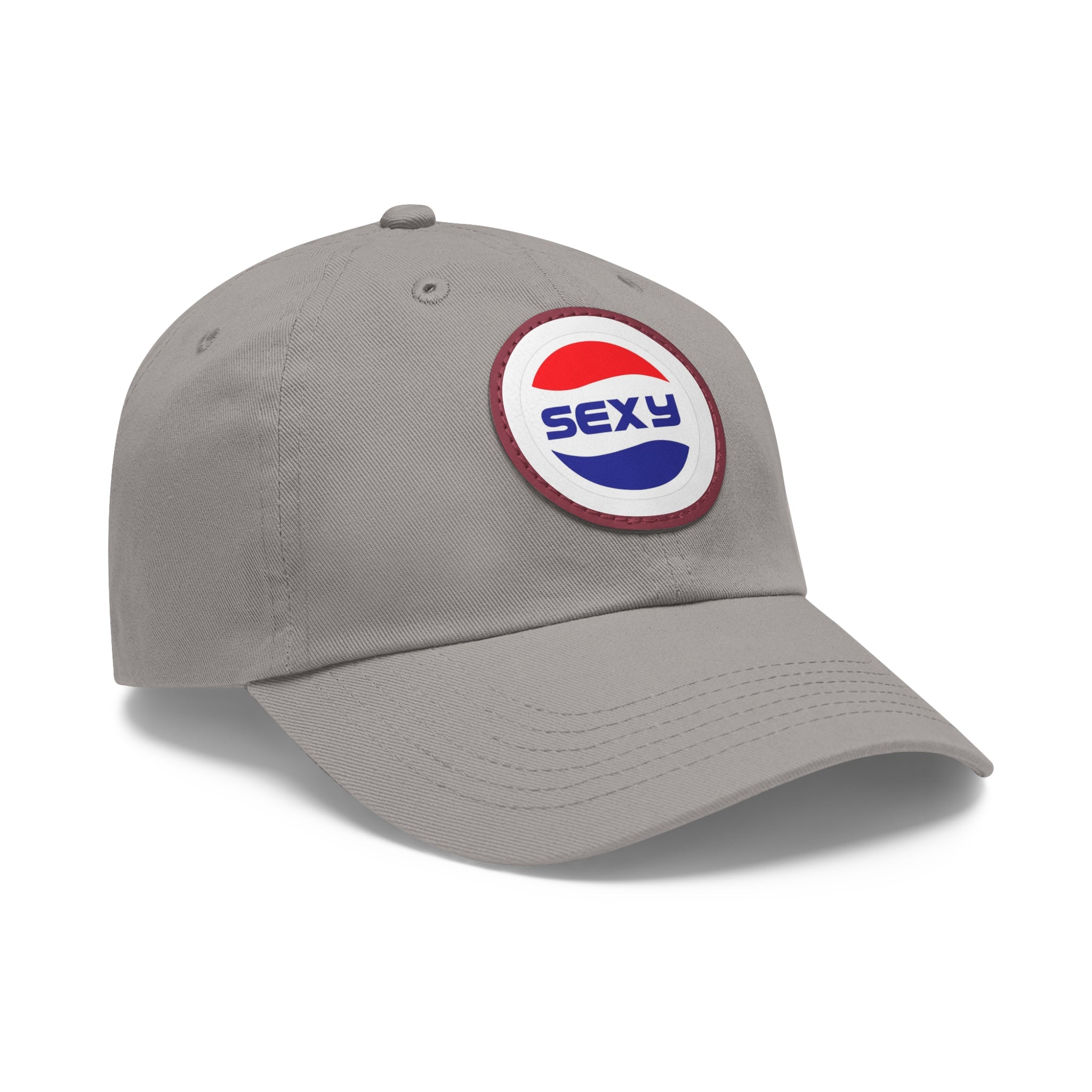 Trendy Dad Hat with 'Sexy' Leather Patch - Cool Casual Cap for Everyday Style