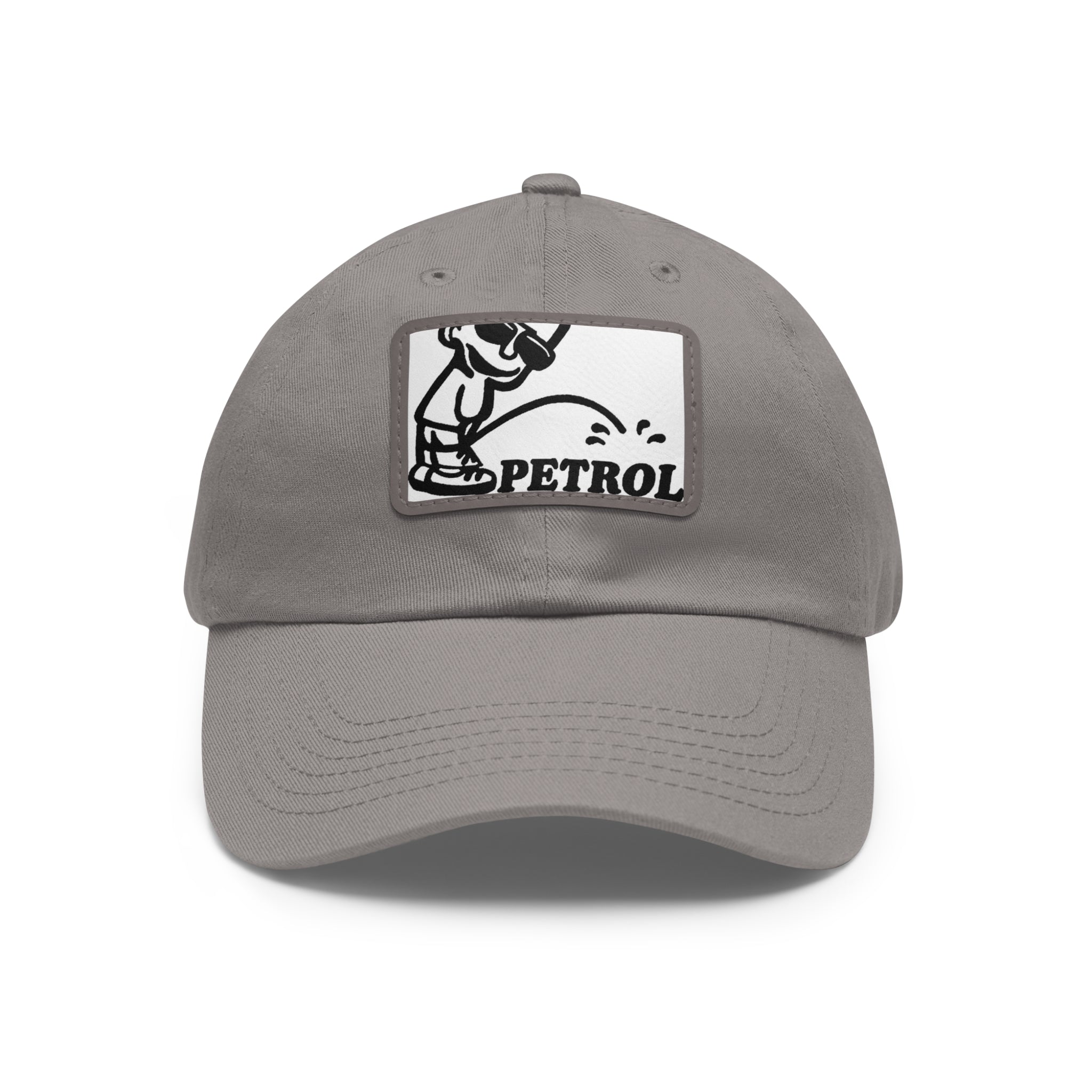 Fun Petrol Dad Hat with Leather Patch - Casual Style for Car Lovers