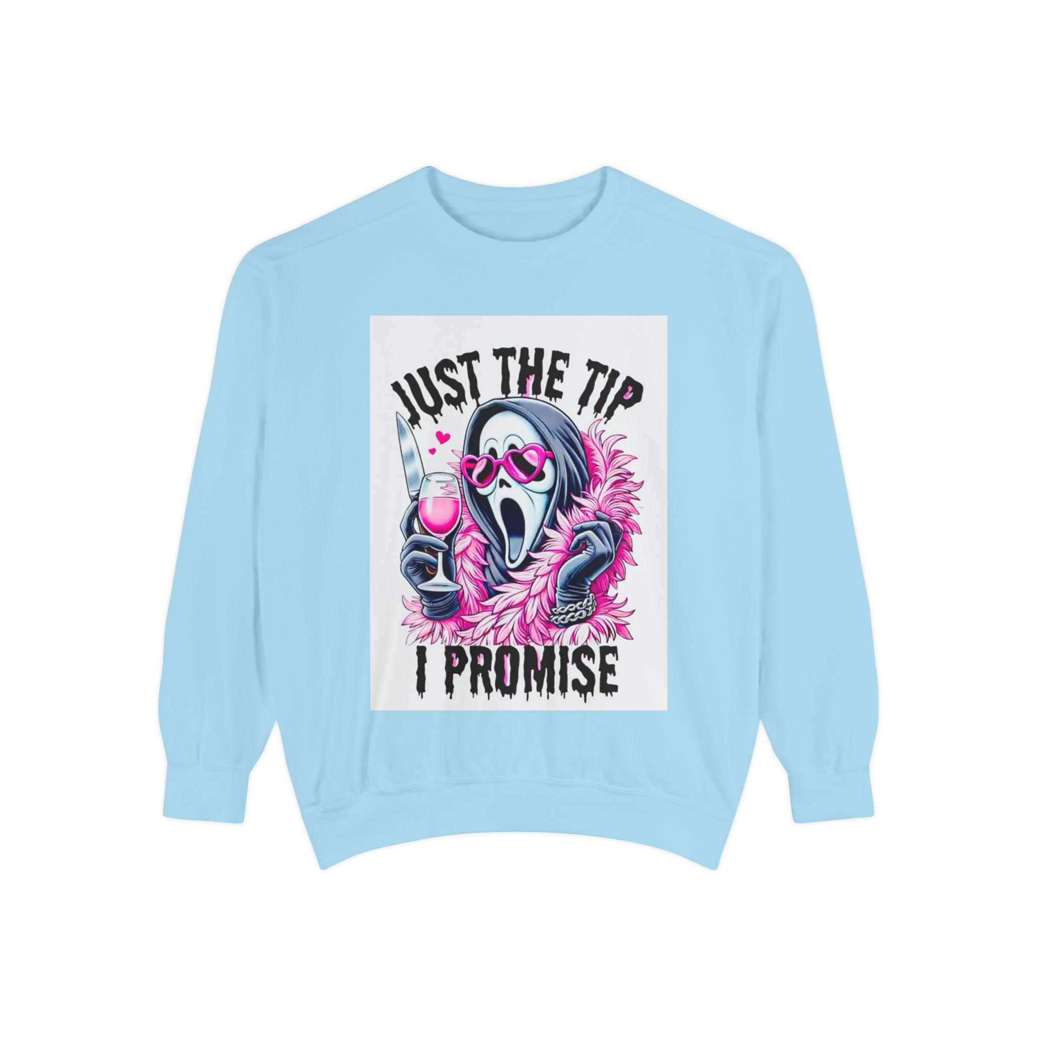 Funny Unisex Sweatshirt - "Just the Tip I Promise"
