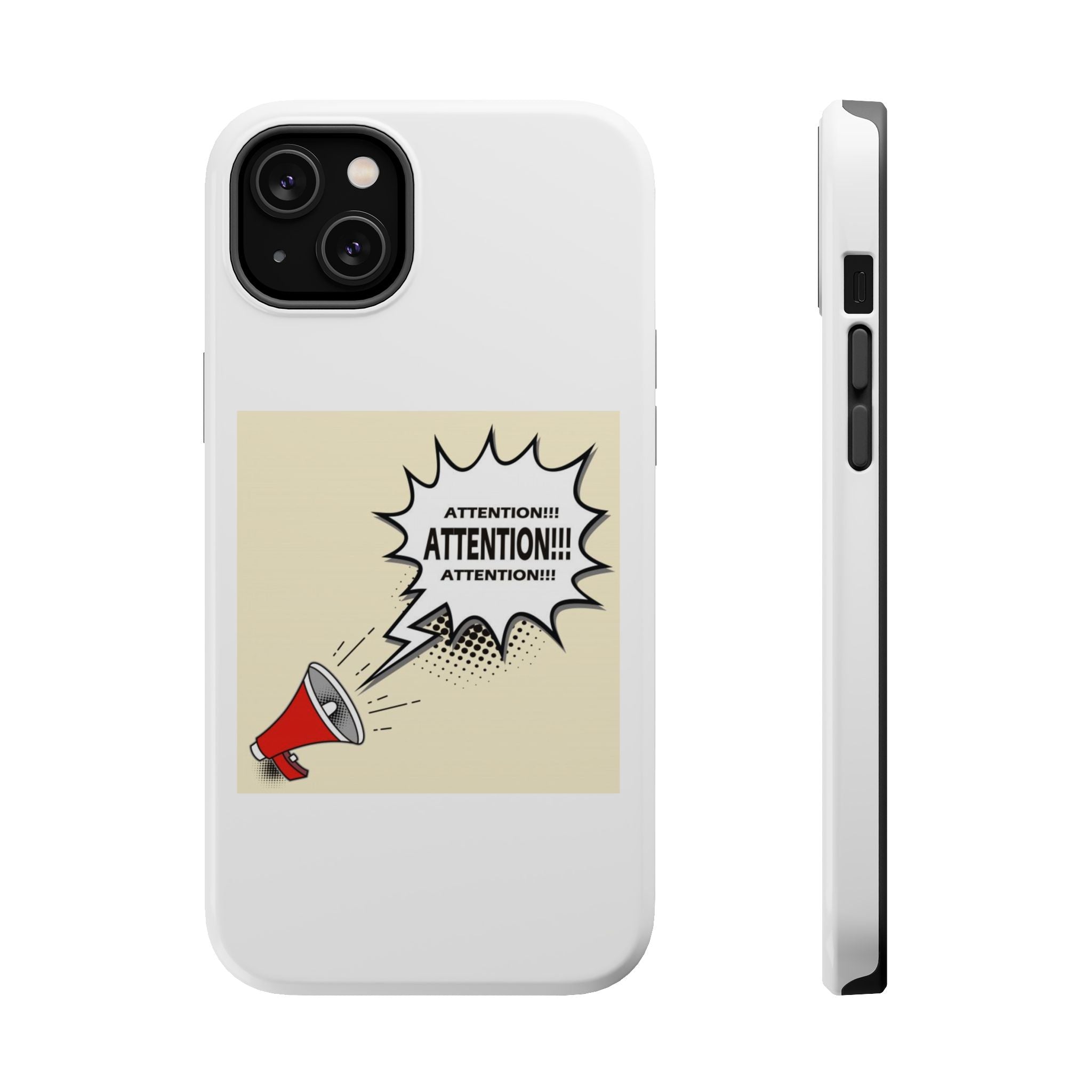 Attention Call Magnetic Tough Cases - Perfect for Gamers & Announcements
