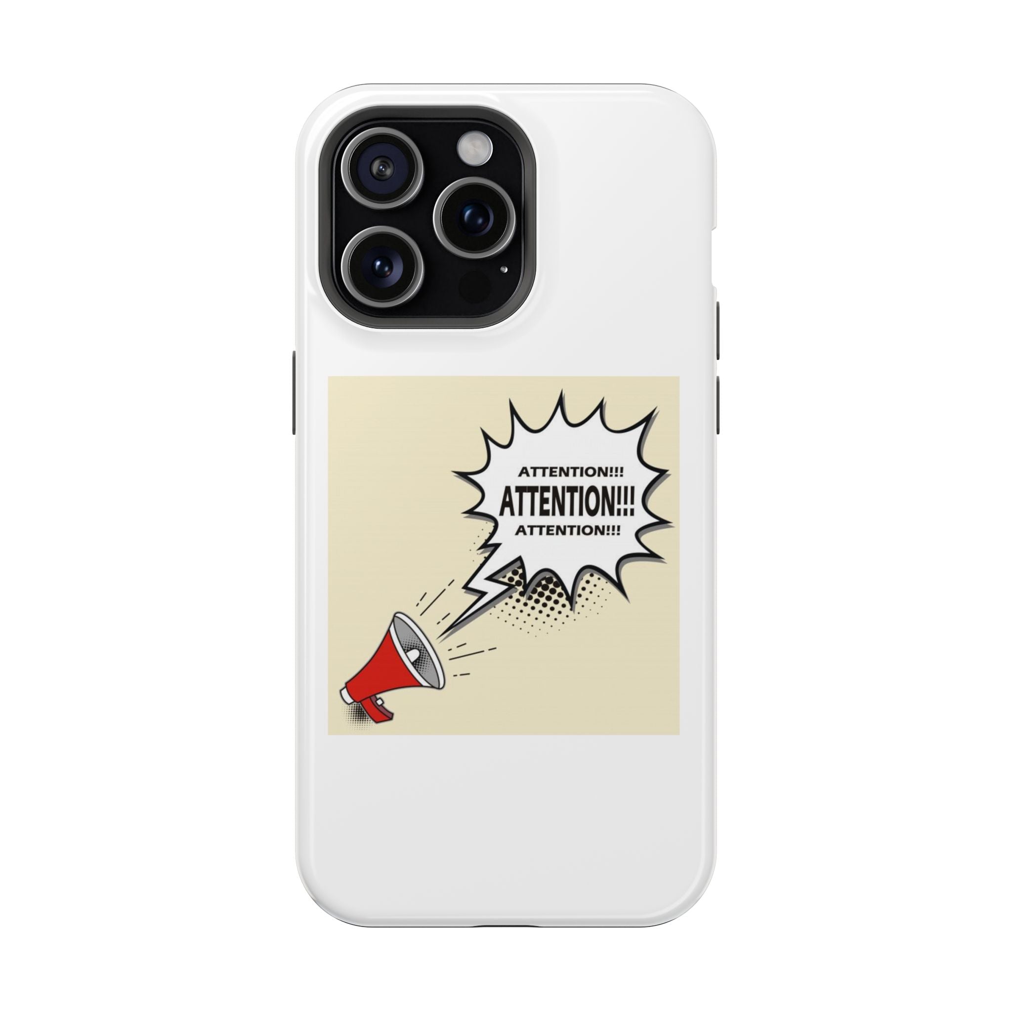 Attention Call Magnetic Tough Cases - Perfect for Gamers & Announcements