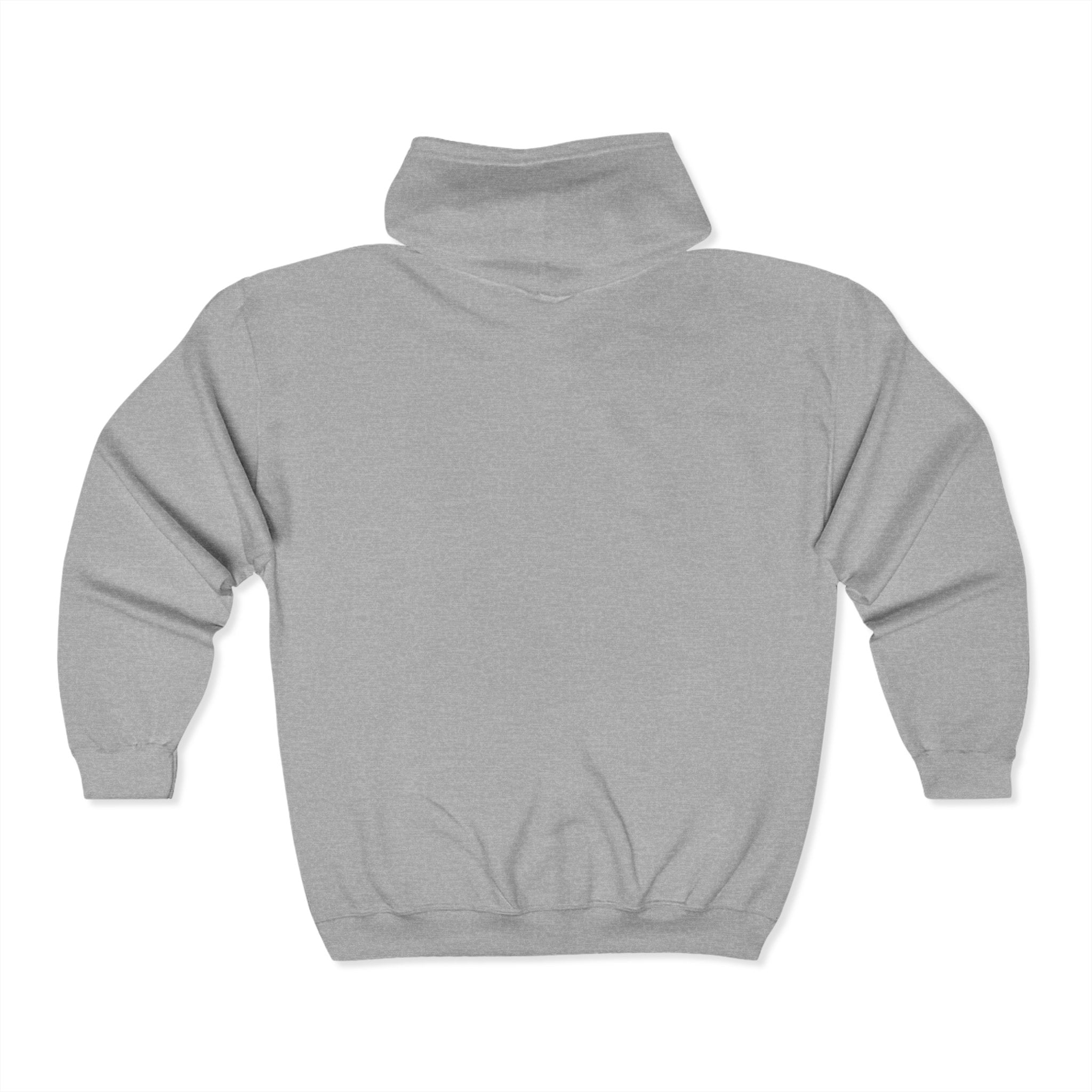 Unisex Full Zip Hoodie - Don't Push It, Stay Aware