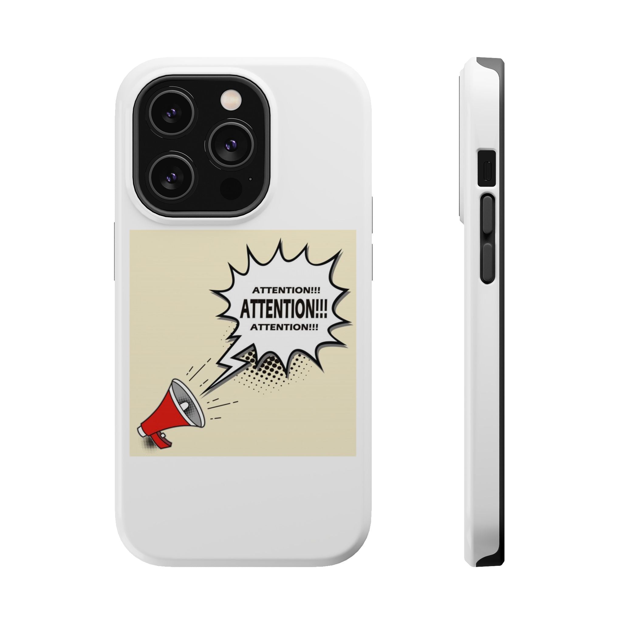 Attention Call Magnetic Tough Cases - Perfect for Gamers & Announcements