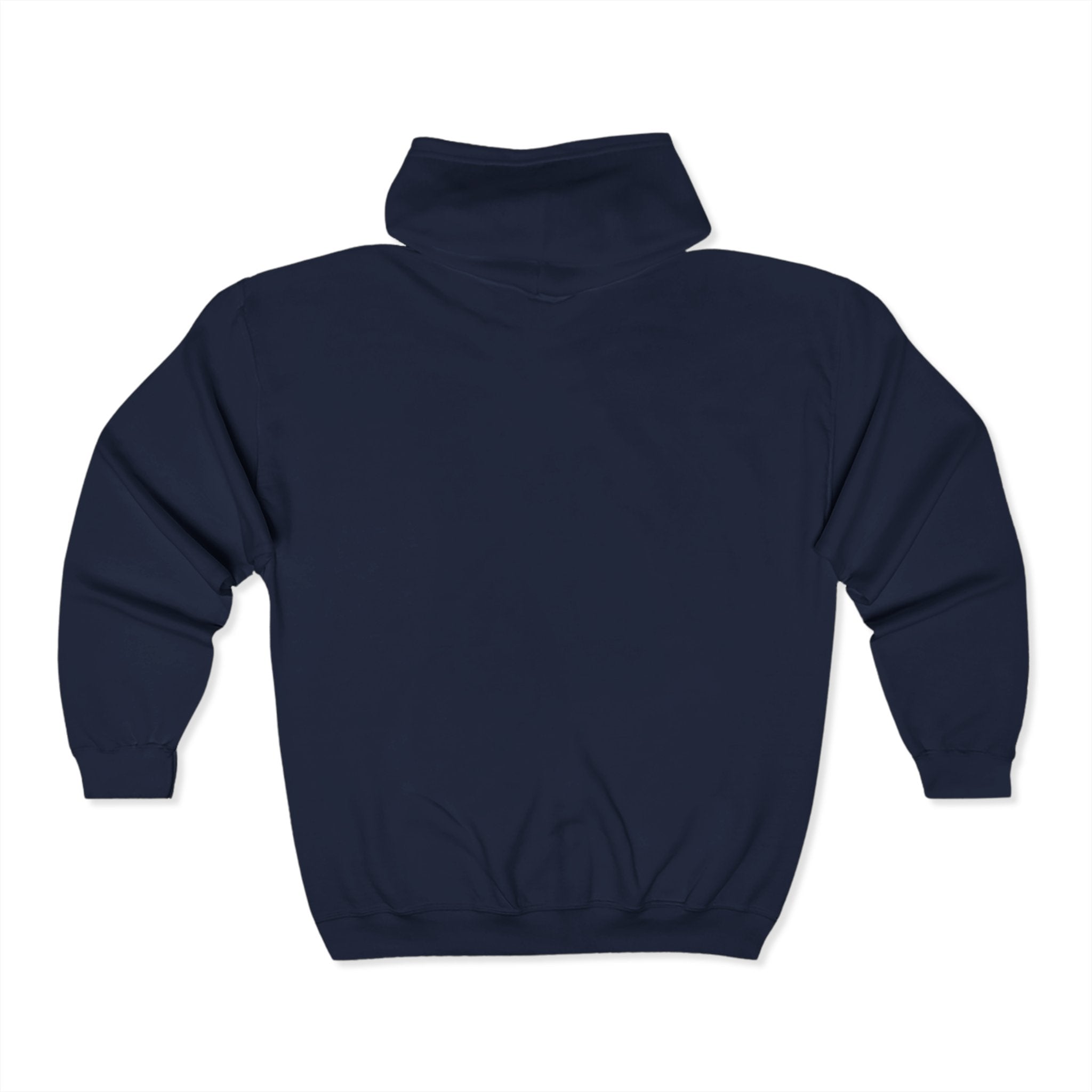 Unisex Full Zip Hoodie - Don't Push It, Stay Aware