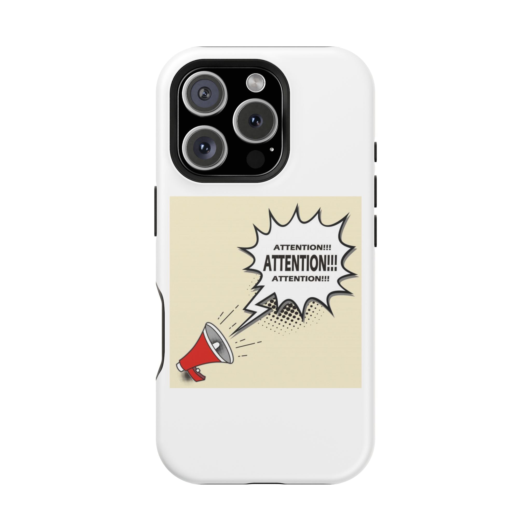 Attention Call Magnetic Tough Cases - Perfect for Gamers & Announcements