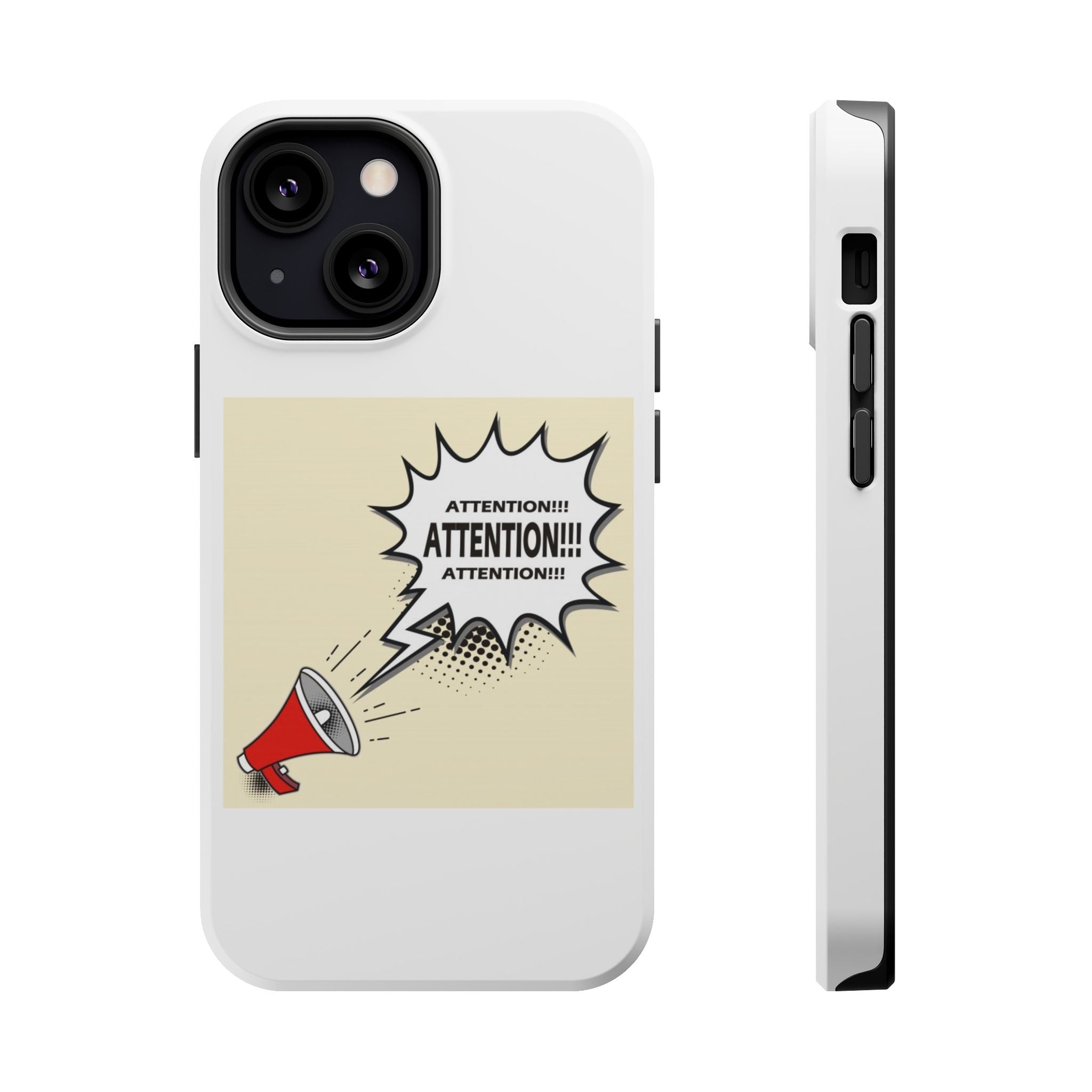 Attention Call Magnetic Tough Cases - Perfect for Gamers & Announcements