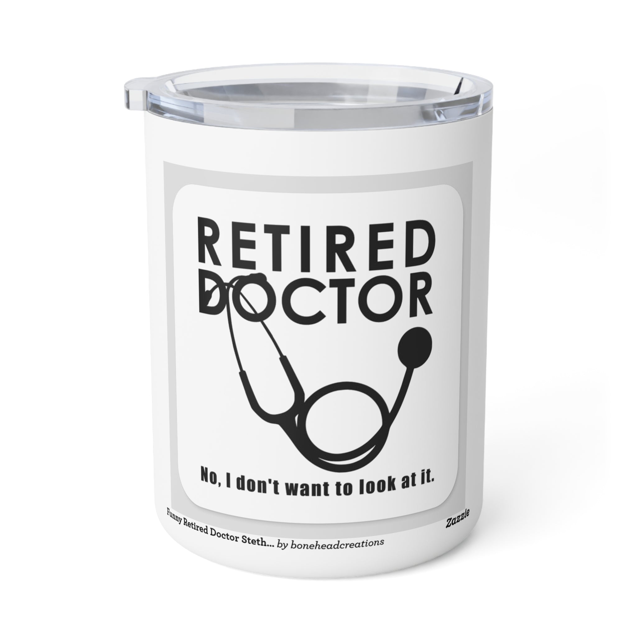 Retired Doctor Insulated Coffee Mug - Perfect Gift for Healthcare Heroes