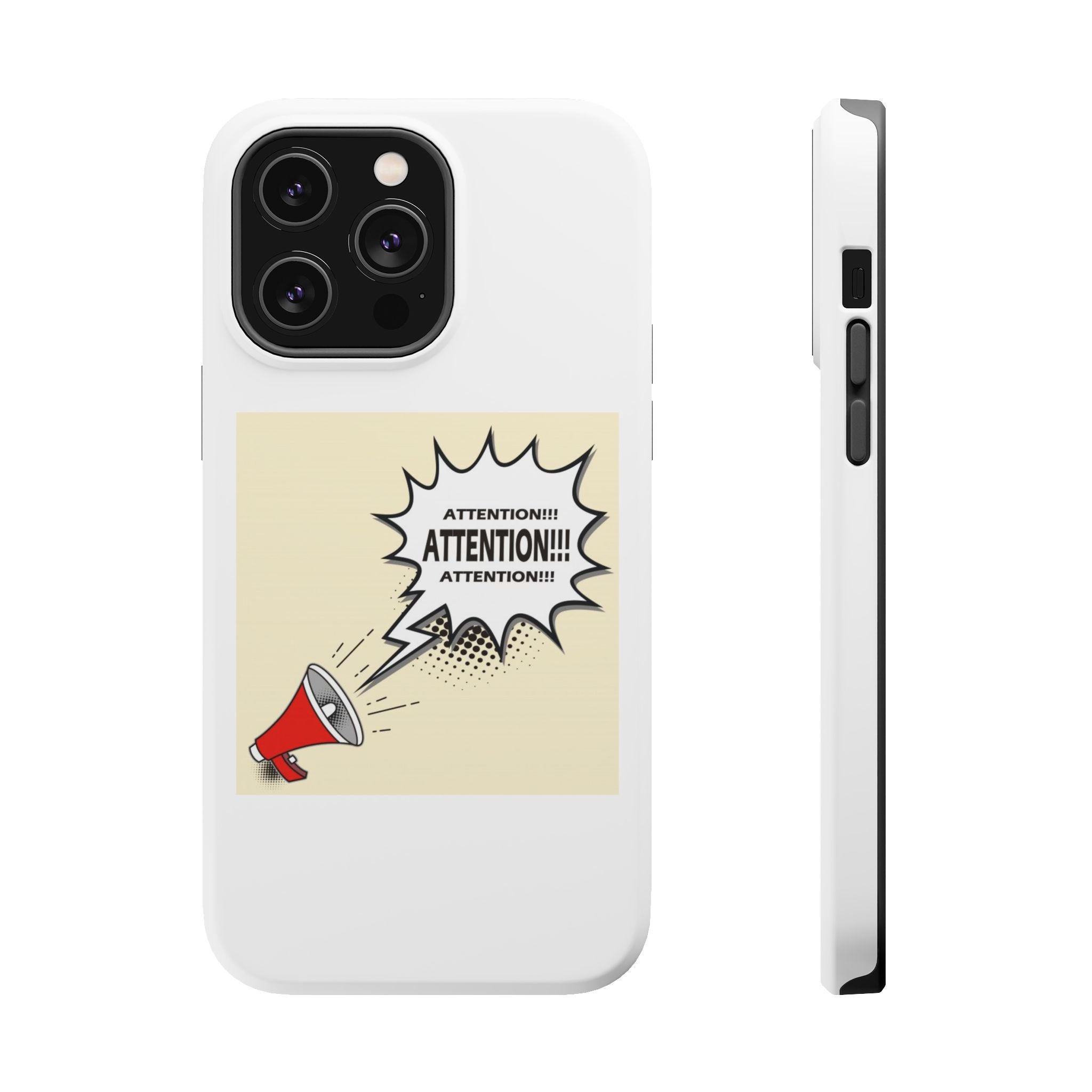 Attention Call Magnetic Tough Cases - Perfect for Gamers & Announcements