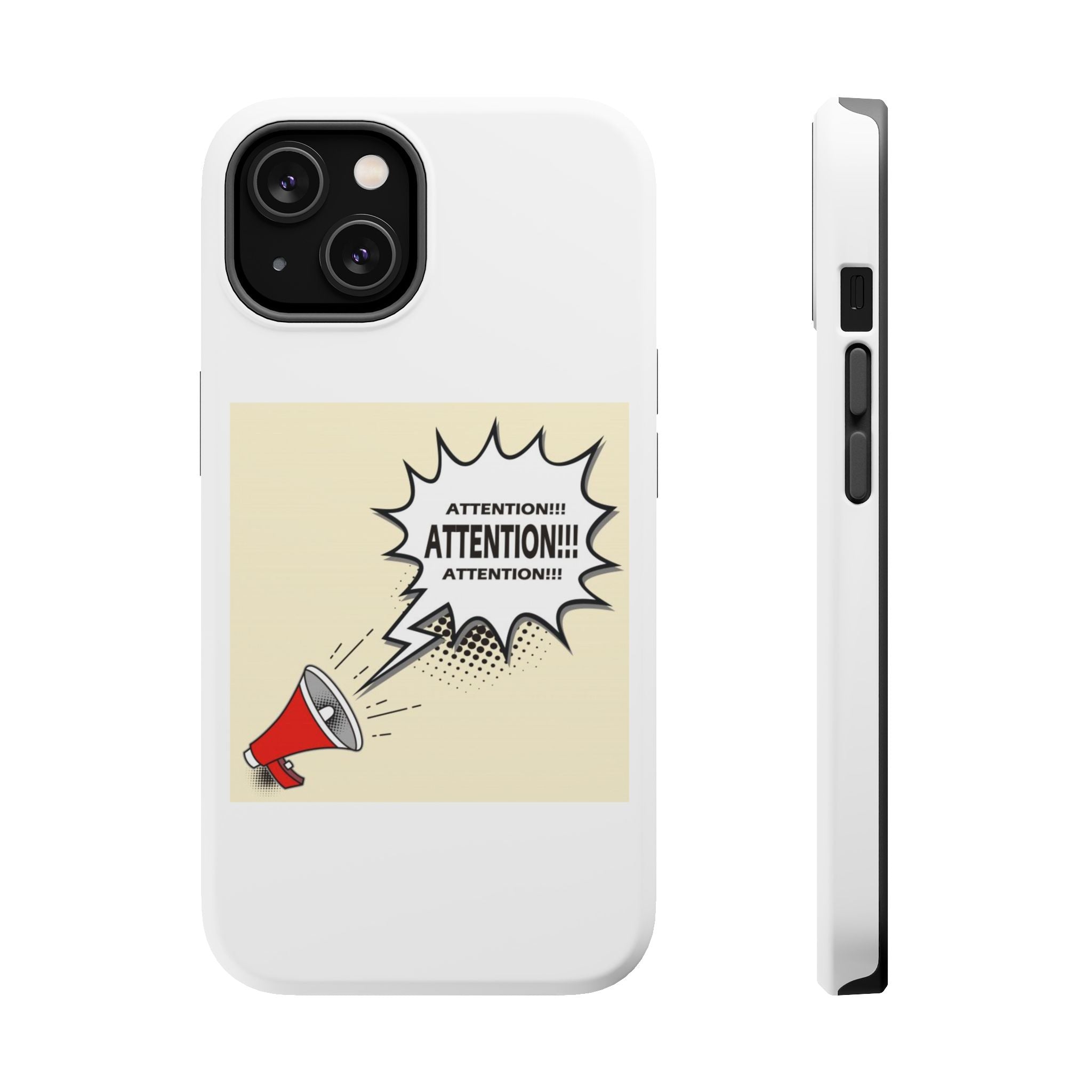 Attention Call Magnetic Tough Cases - Perfect for Gamers & Announcements
