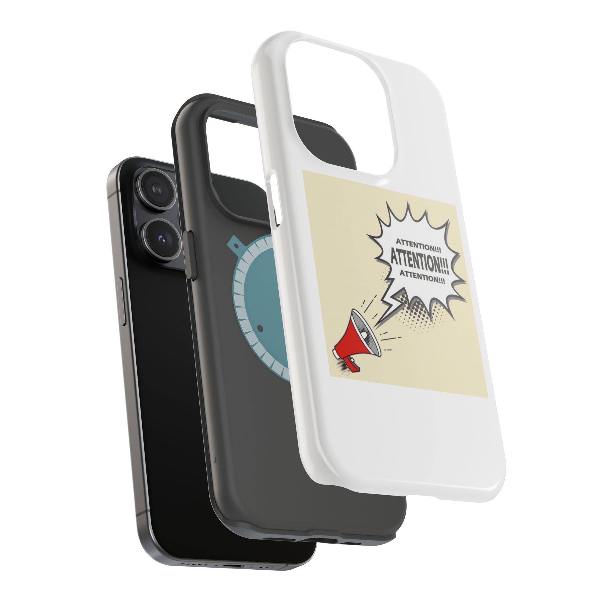 Attention Call Magnetic Tough Cases - Perfect for Gamers & Announcements