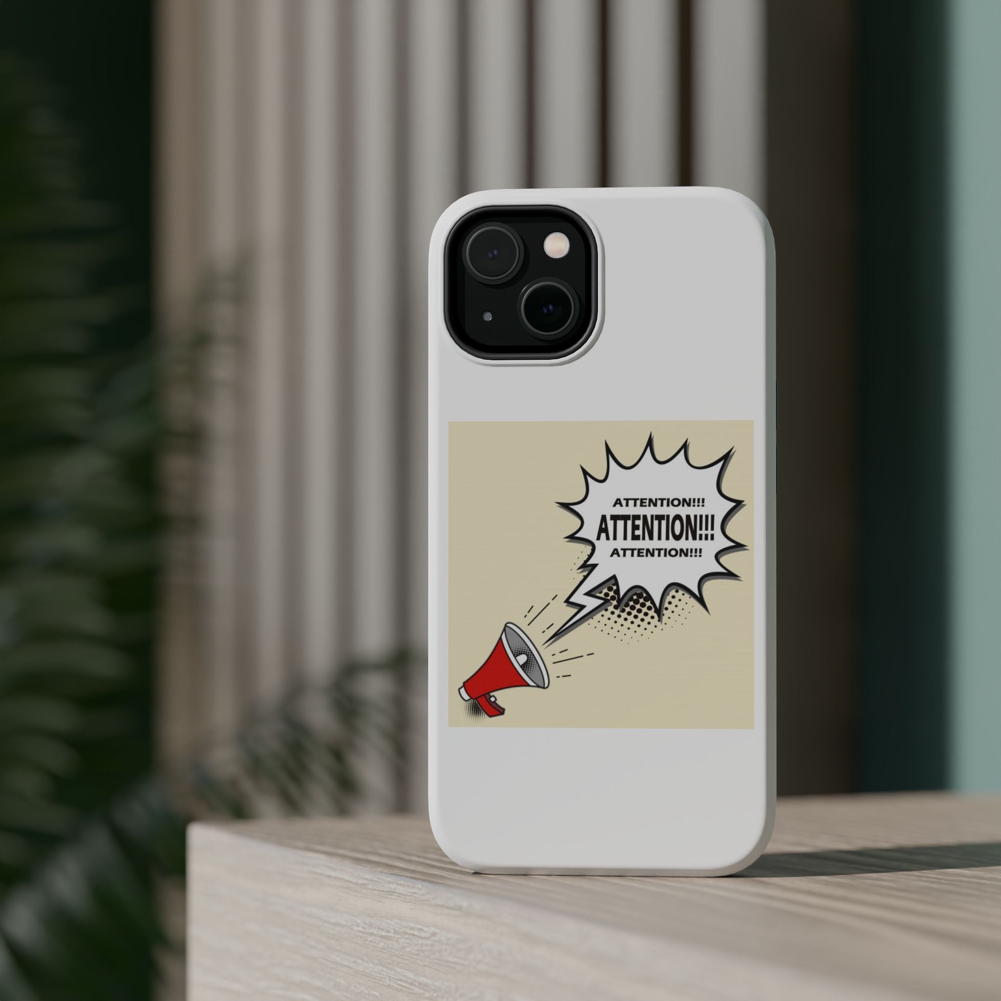 Attention Call Magnetic Tough Cases - Perfect for Gamers & Announcements