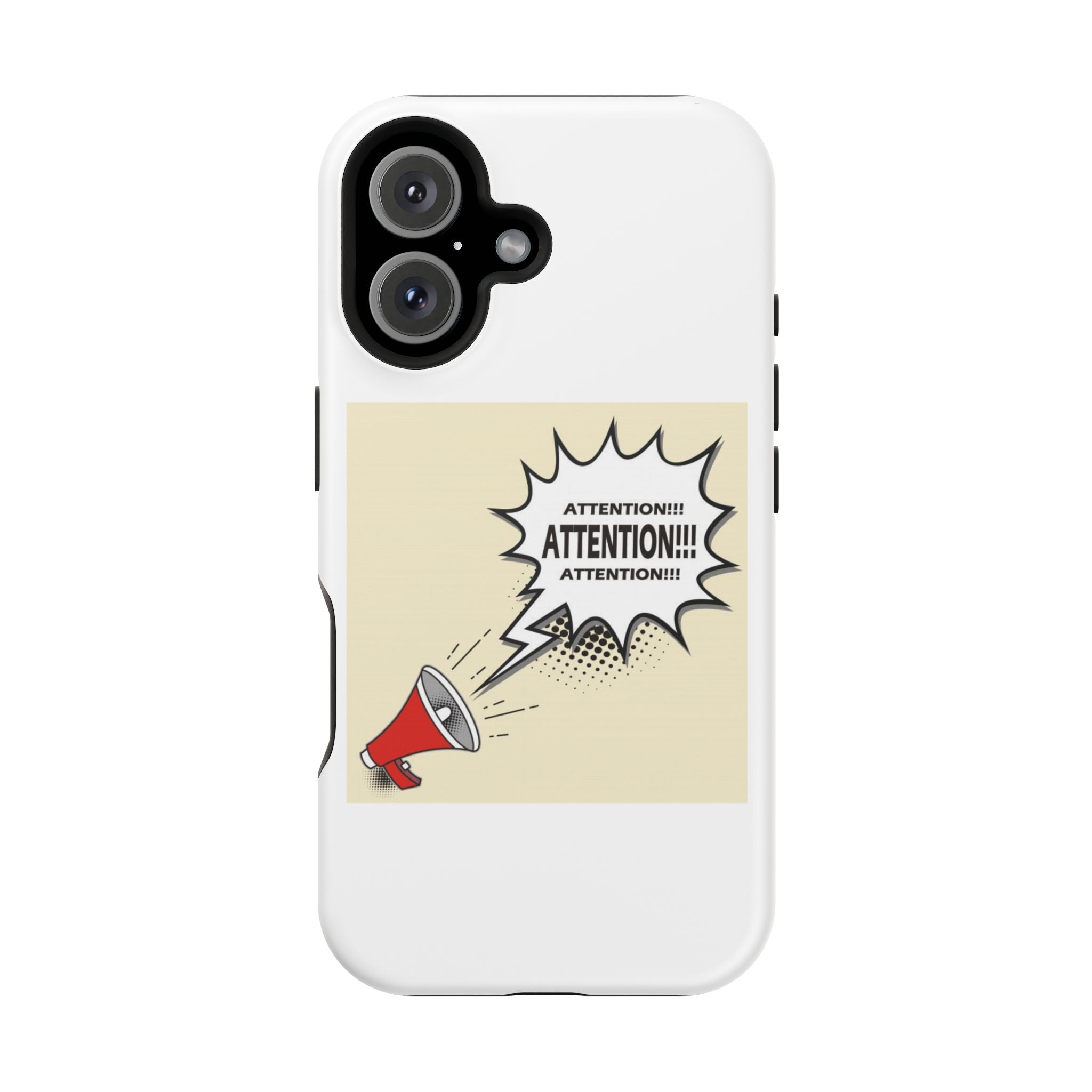 Attention Call Magnetic Tough Cases - Perfect for Gamers & Announcements