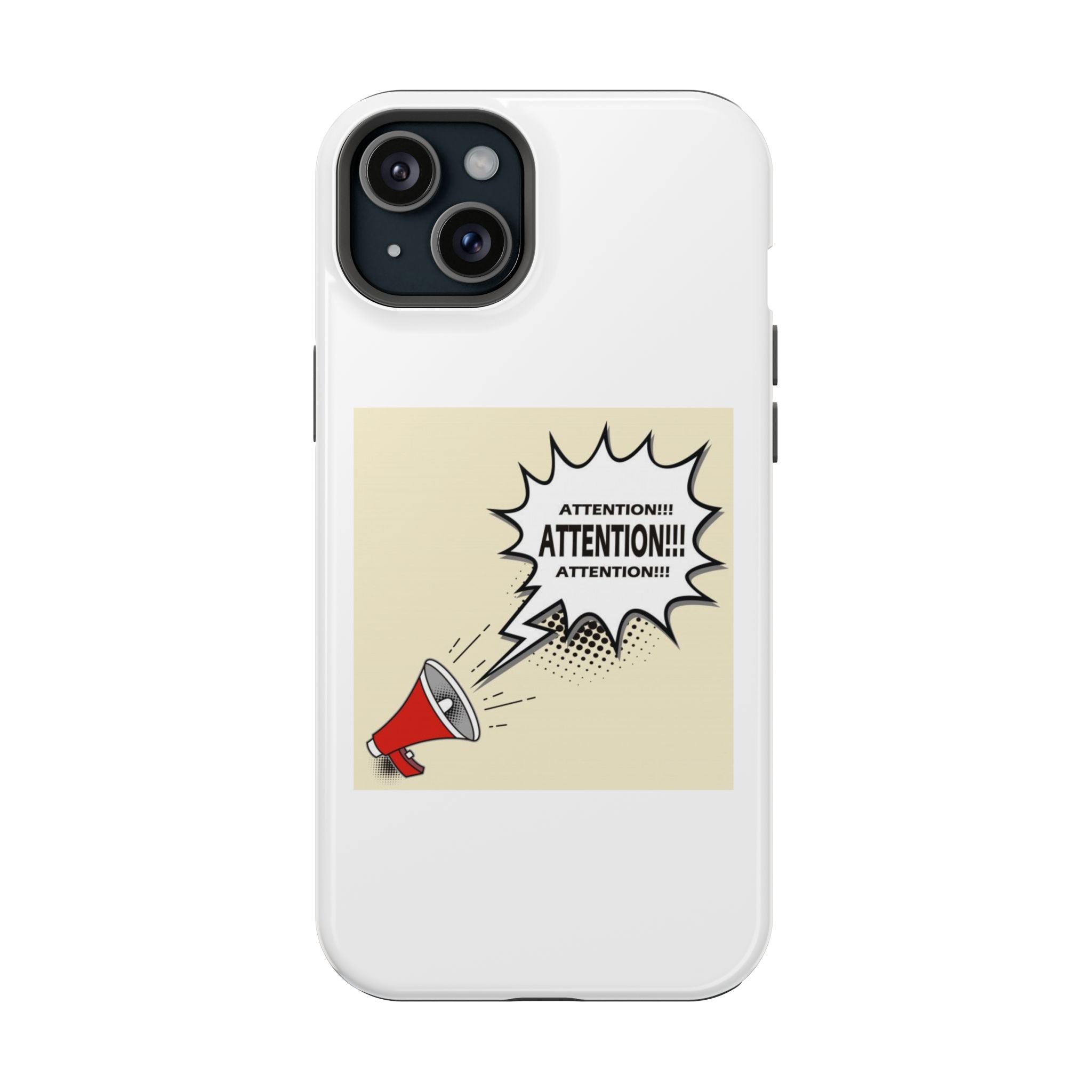 Attention Call Magnetic Tough Cases - Perfect for Gamers & Announcements