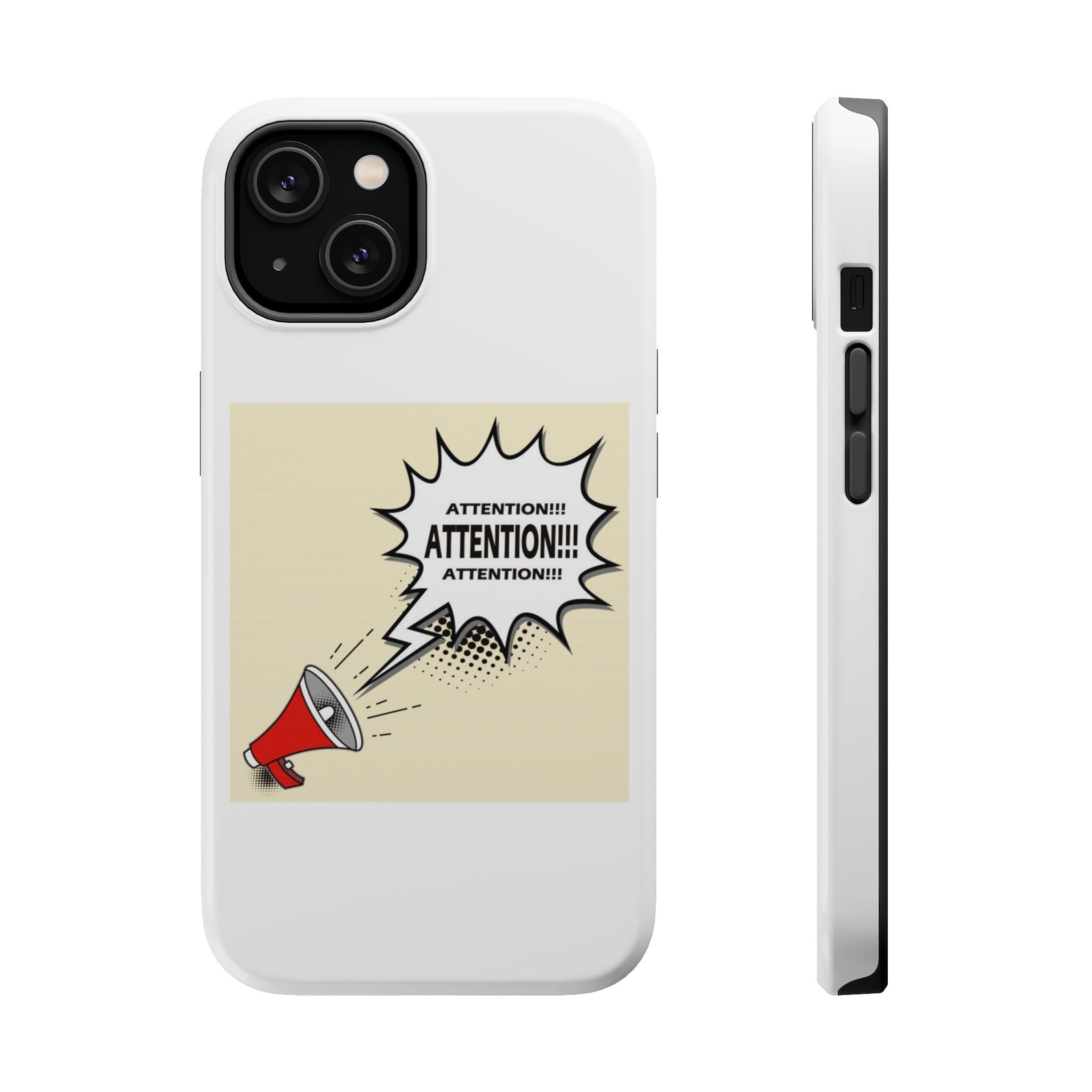 Attention Call Magnetic Tough Cases - Perfect for Gamers & Announcements
