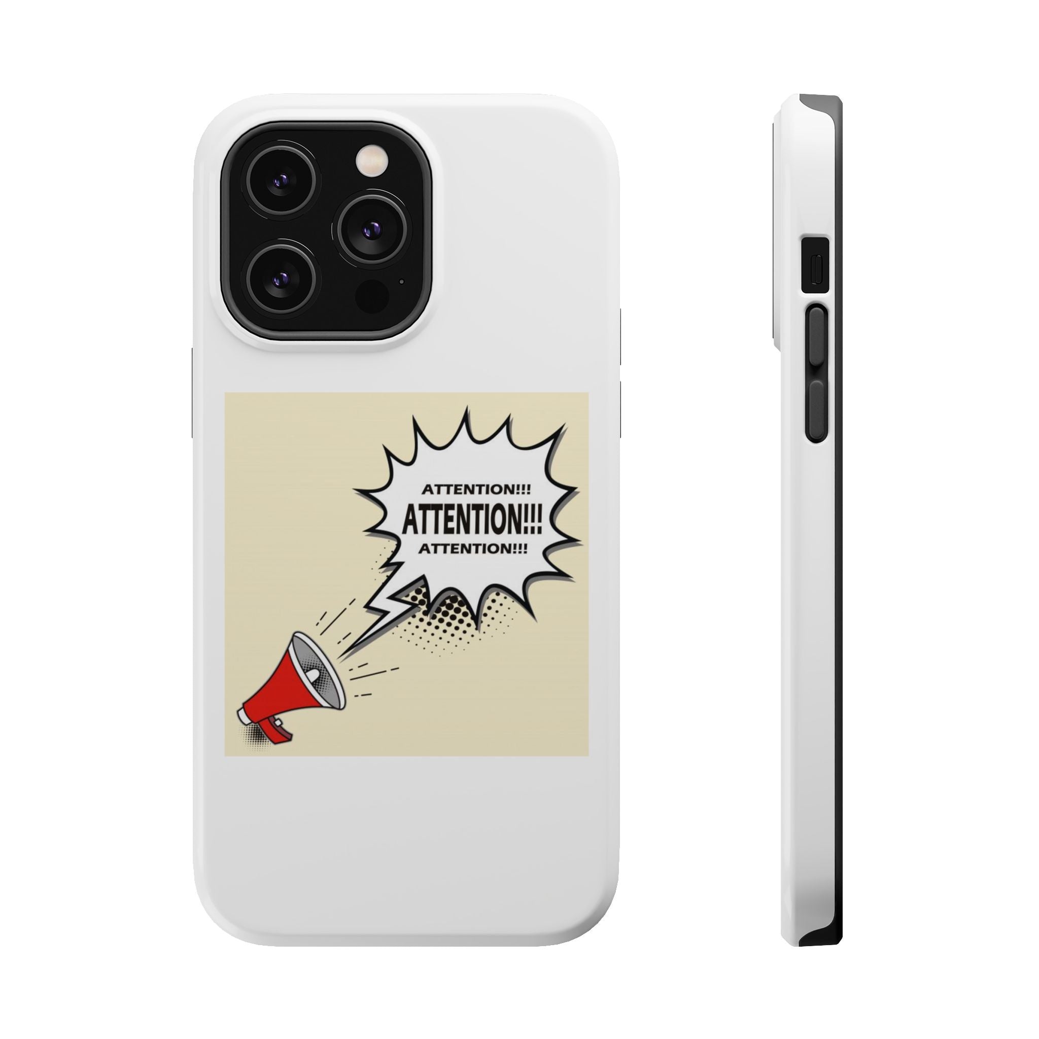 Attention Call Magnetic Tough Cases - Perfect for Gamers & Announcements