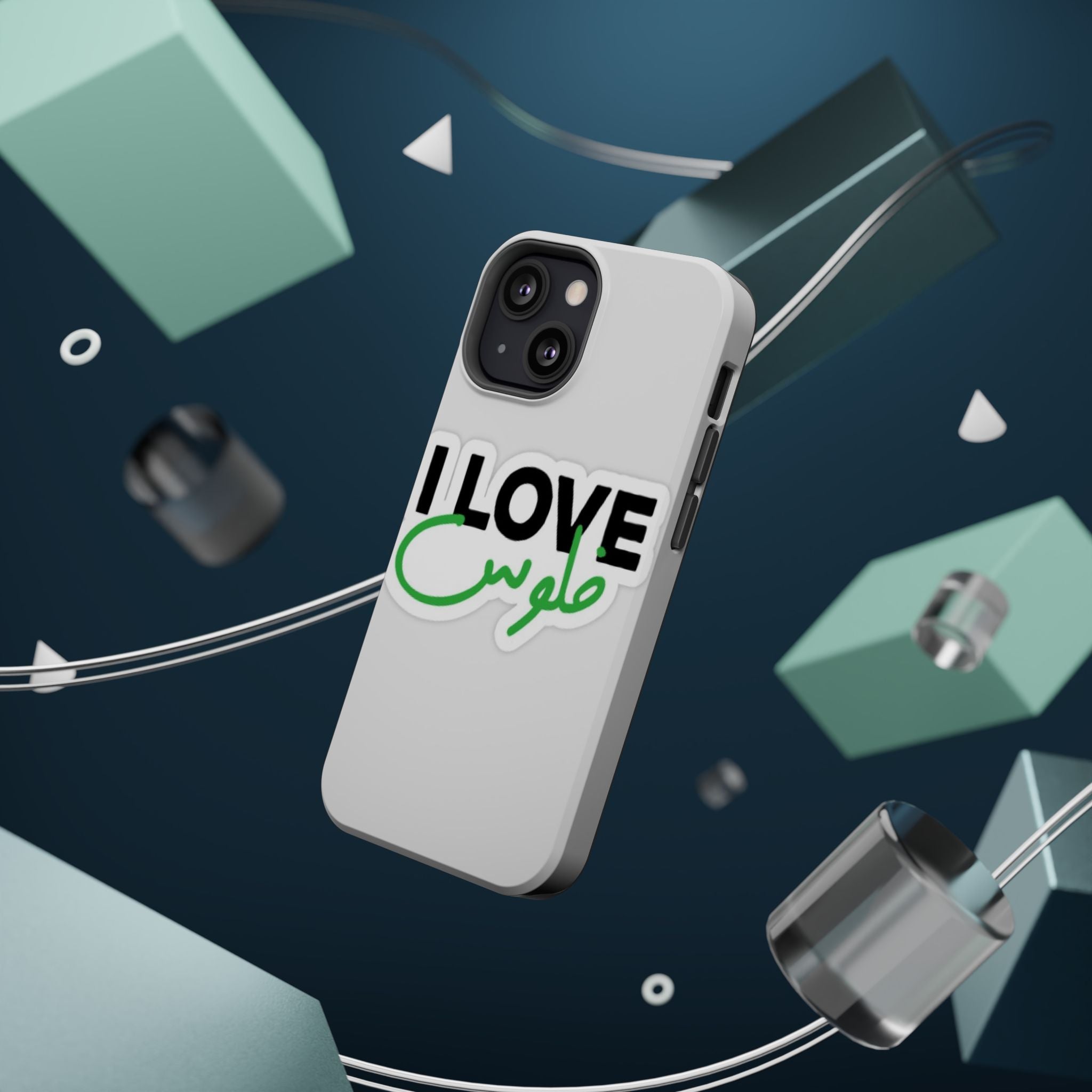 I Love قفلو Magnetic Tough Case - Stylish & Durable Phone Protection