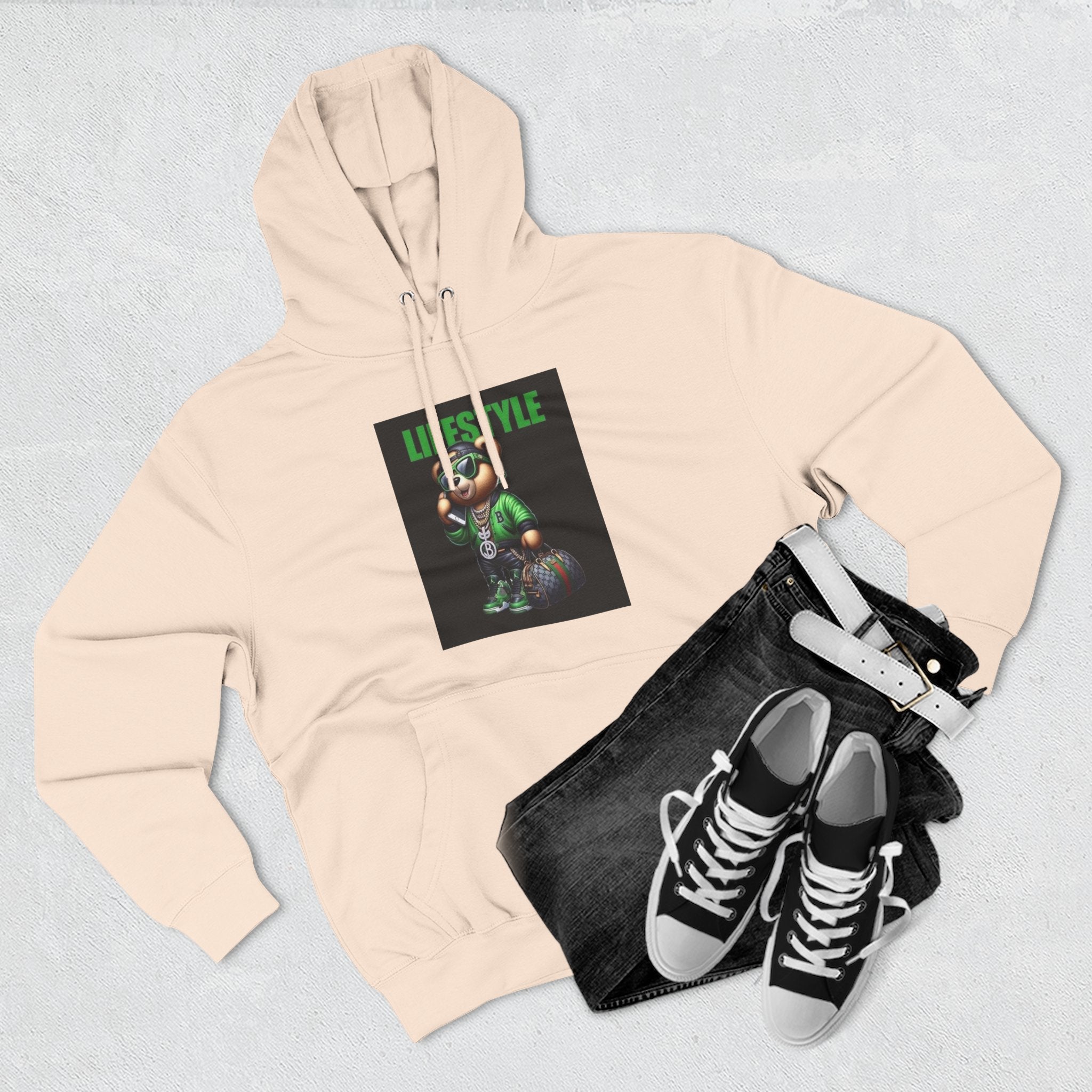 Lifestyle Graphic Hoodie - Cozy Fleece for Trendsetters
