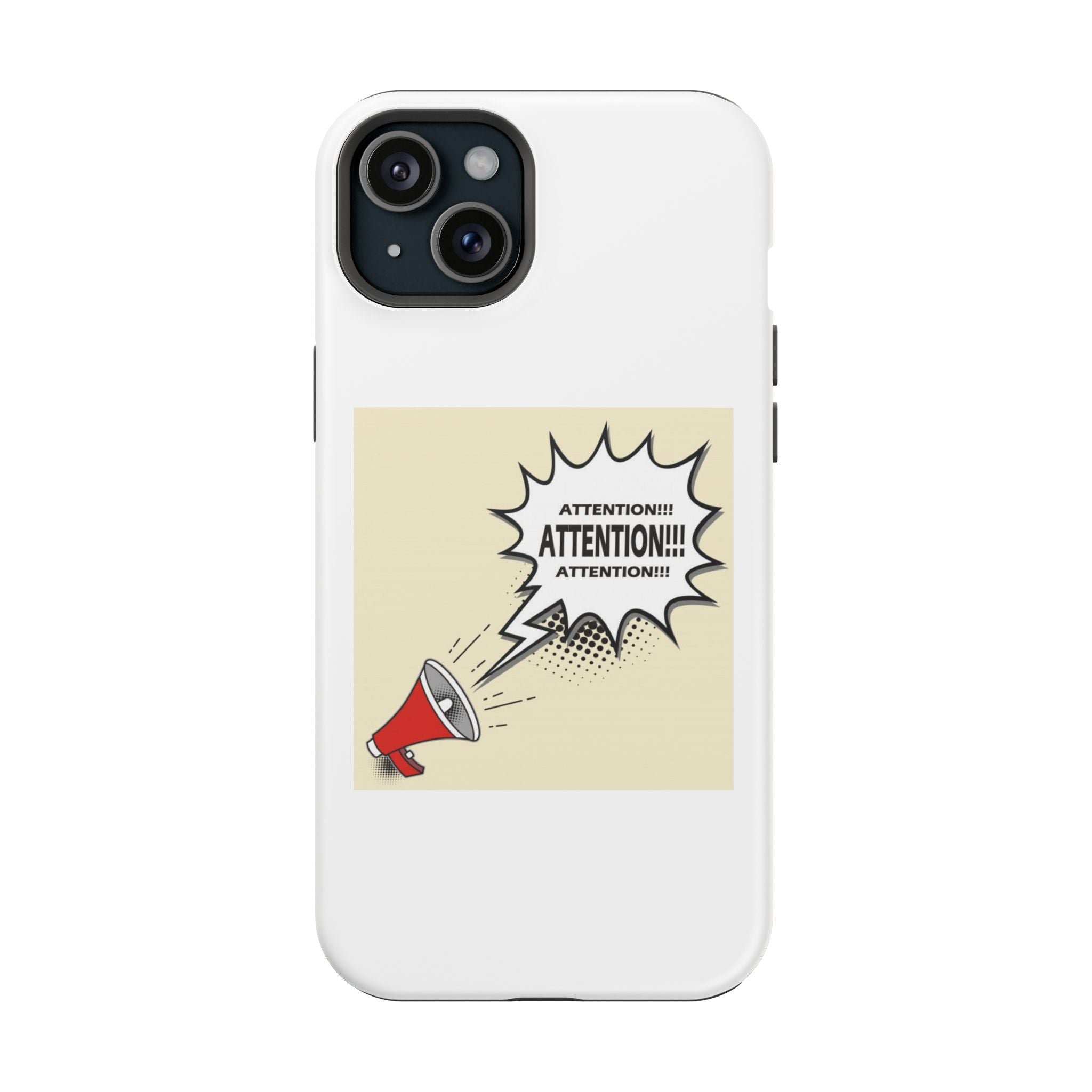 Attention Call Magnetic Tough Cases - Perfect for Gamers & Announcements