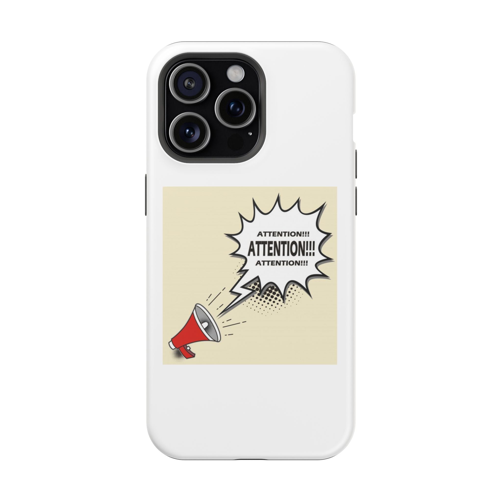 Attention Call Magnetic Tough Cases - Perfect for Gamers & Announcements