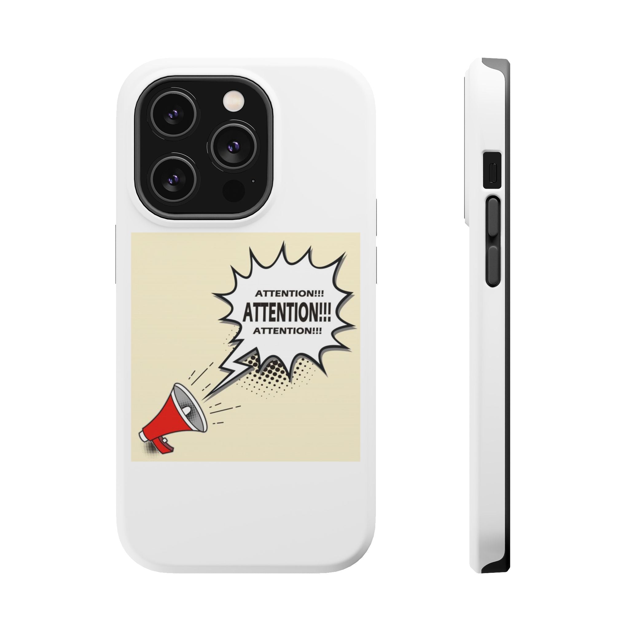 Attention Call Magnetic Tough Cases - Perfect for Gamers & Announcements