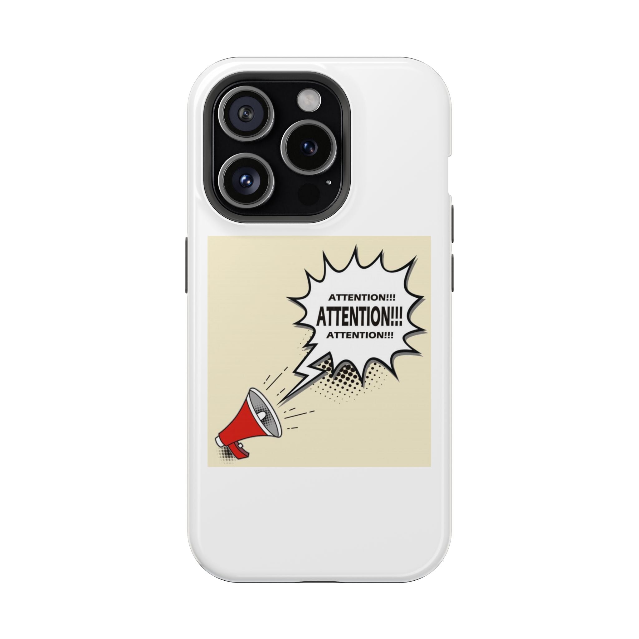 Attention Call Magnetic Tough Cases - Perfect for Gamers & Announcements