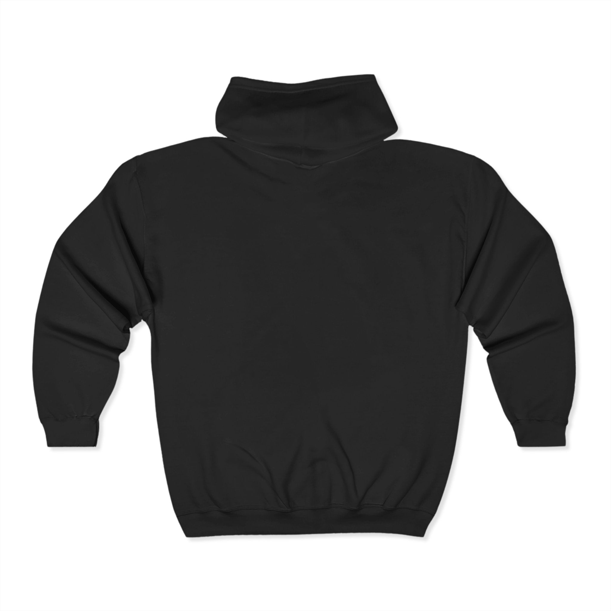 Unisex Full Zip Hoodie - Don't Push It, Stay Aware