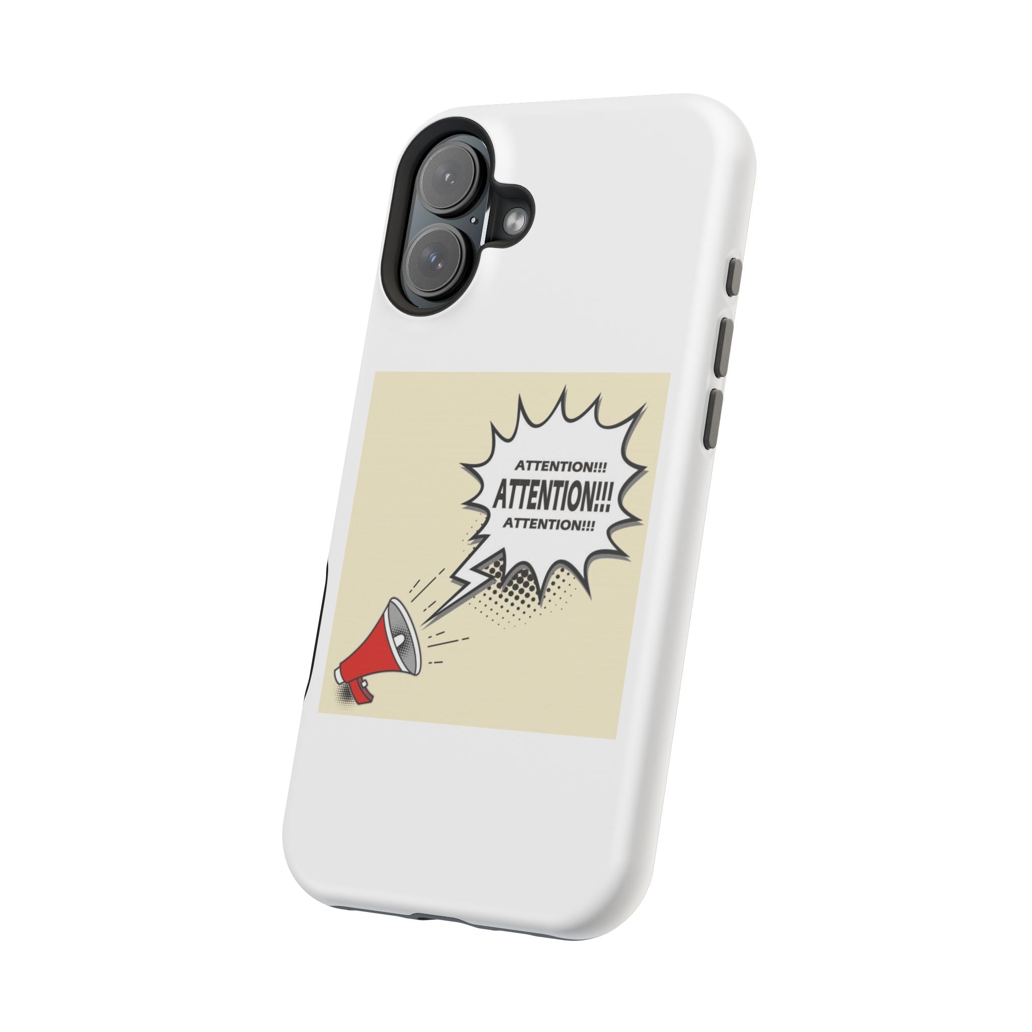Attention Call Magnetic Tough Cases - Perfect for Gamers & Announcements