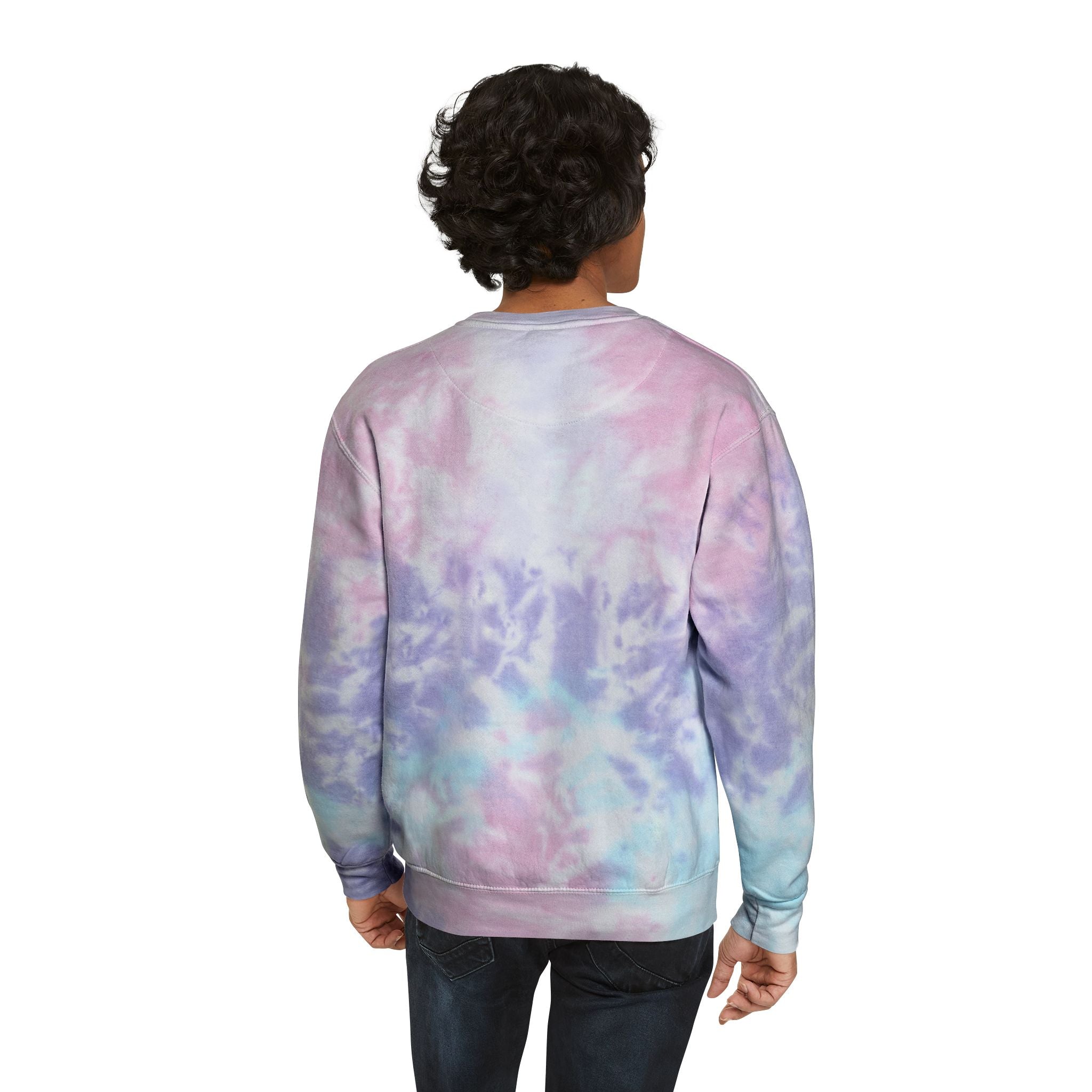 Unisex Tie-Dye Sweatshirt with Creature Design - Perfect for Casual Outings and Gift Giving
