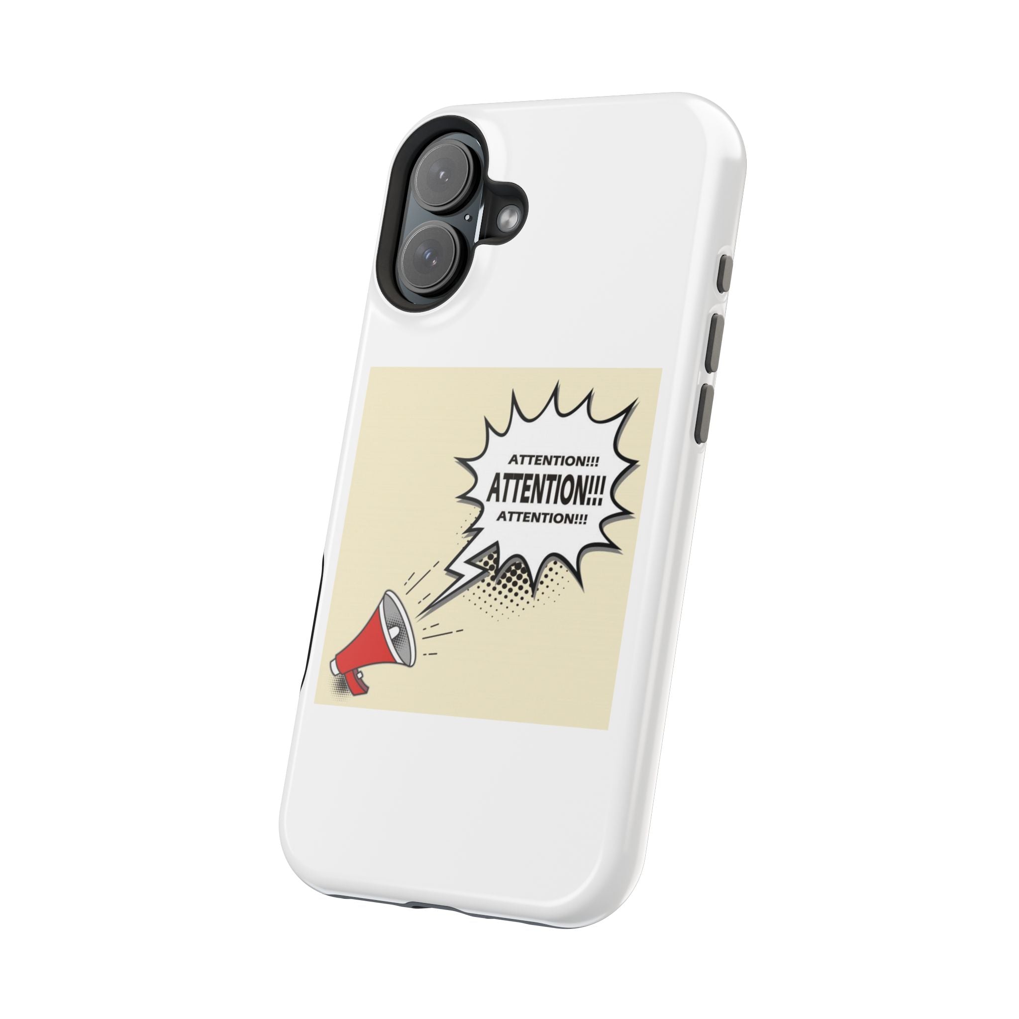 Attention Call Magnetic Tough Cases - Perfect for Gamers & Announcements