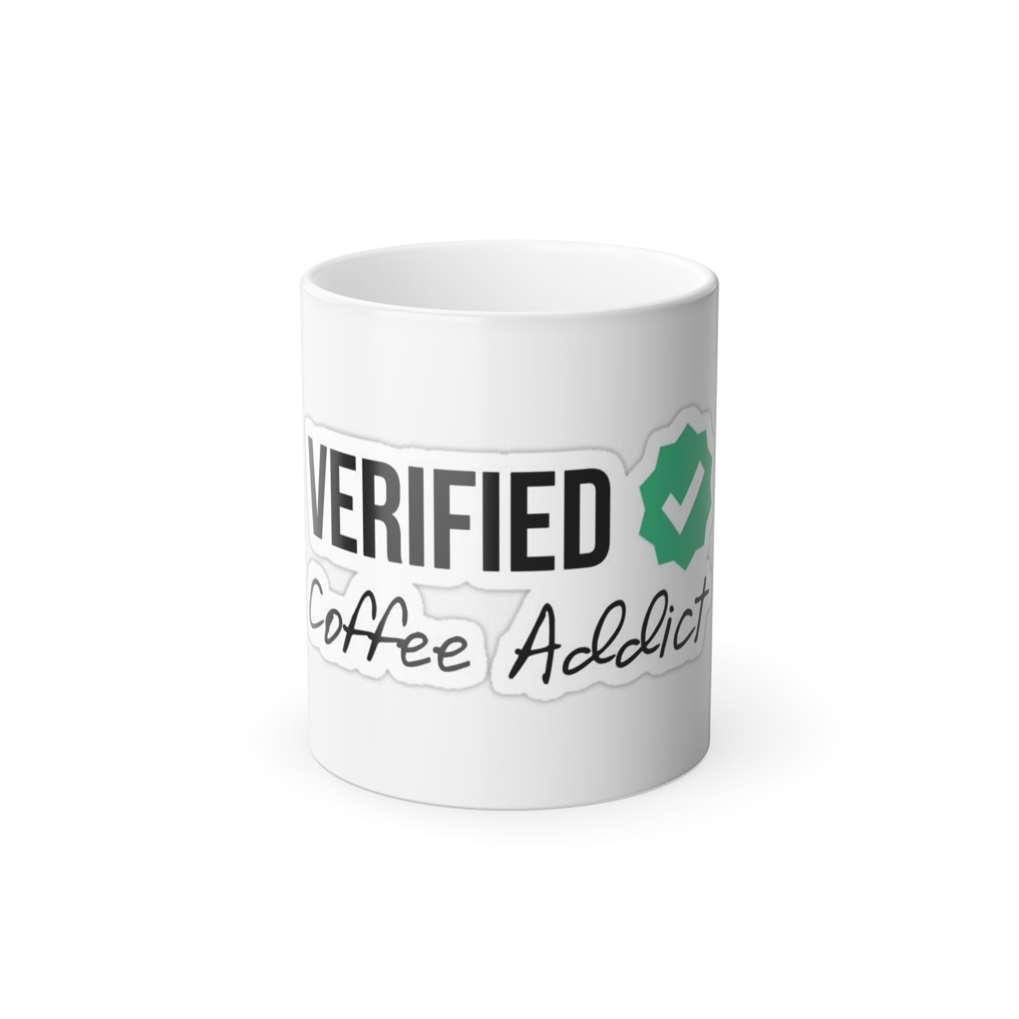 Color Morphing Mug - Verified Coffee Addict 11oz