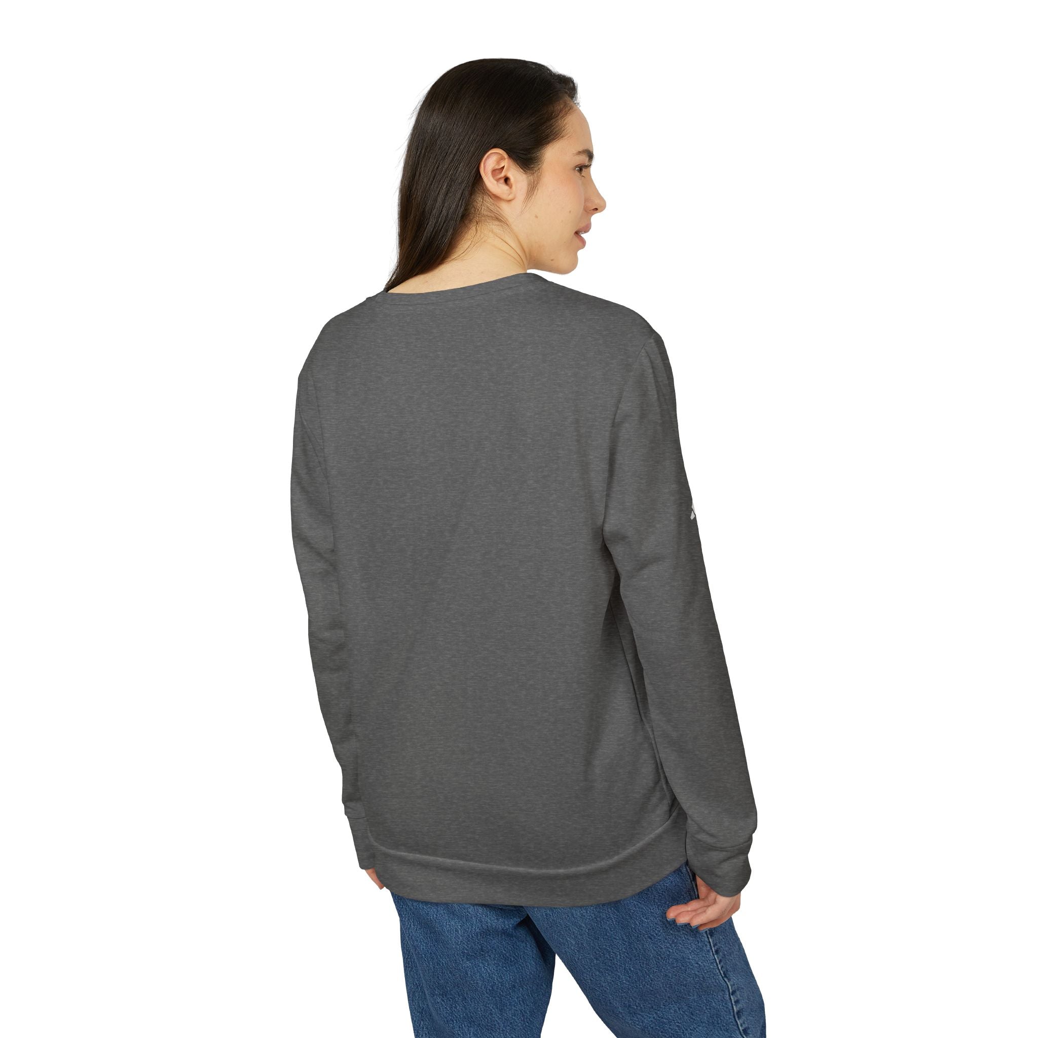 Urban Skyline Fleece Sweatshirt - Unisex Adidas Crewneck