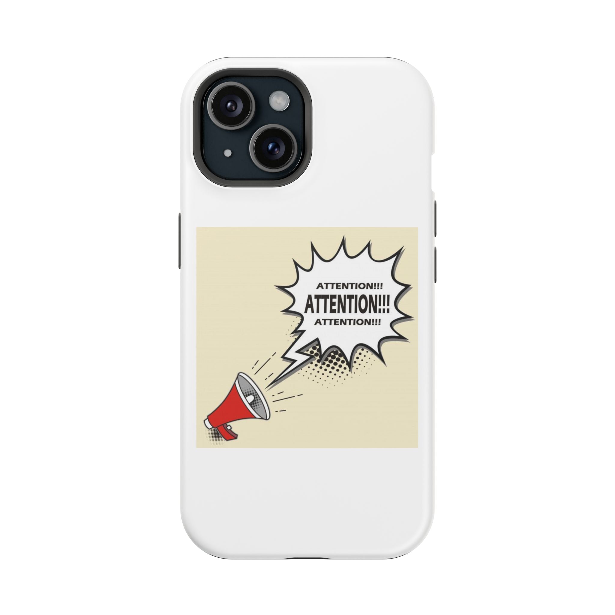 Attention Call Magnetic Tough Cases - Perfect for Gamers & Announcements