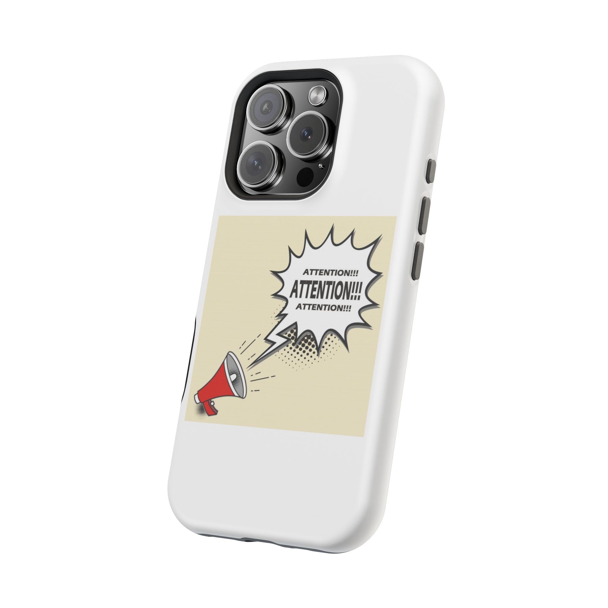 Attention Call Magnetic Tough Cases - Perfect for Gamers & Announcements