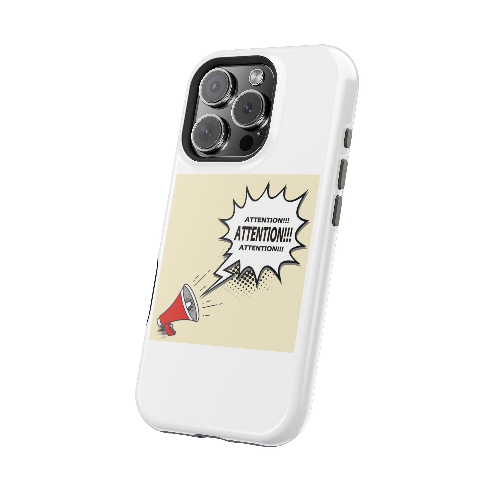 Attention Call Magnetic Tough Cases - Perfect for Gamers & Announcements