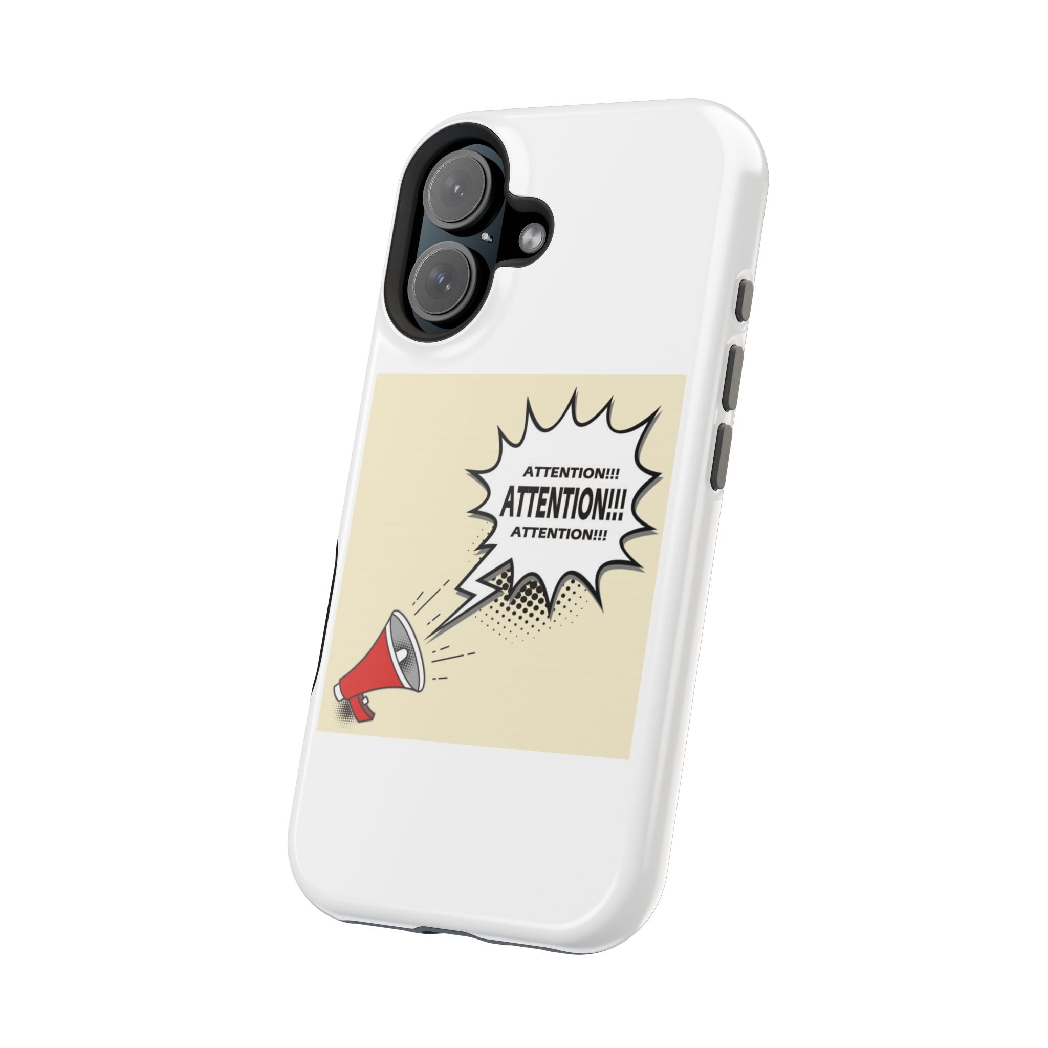 Attention Call Magnetic Tough Cases - Perfect for Gamers & Announcements