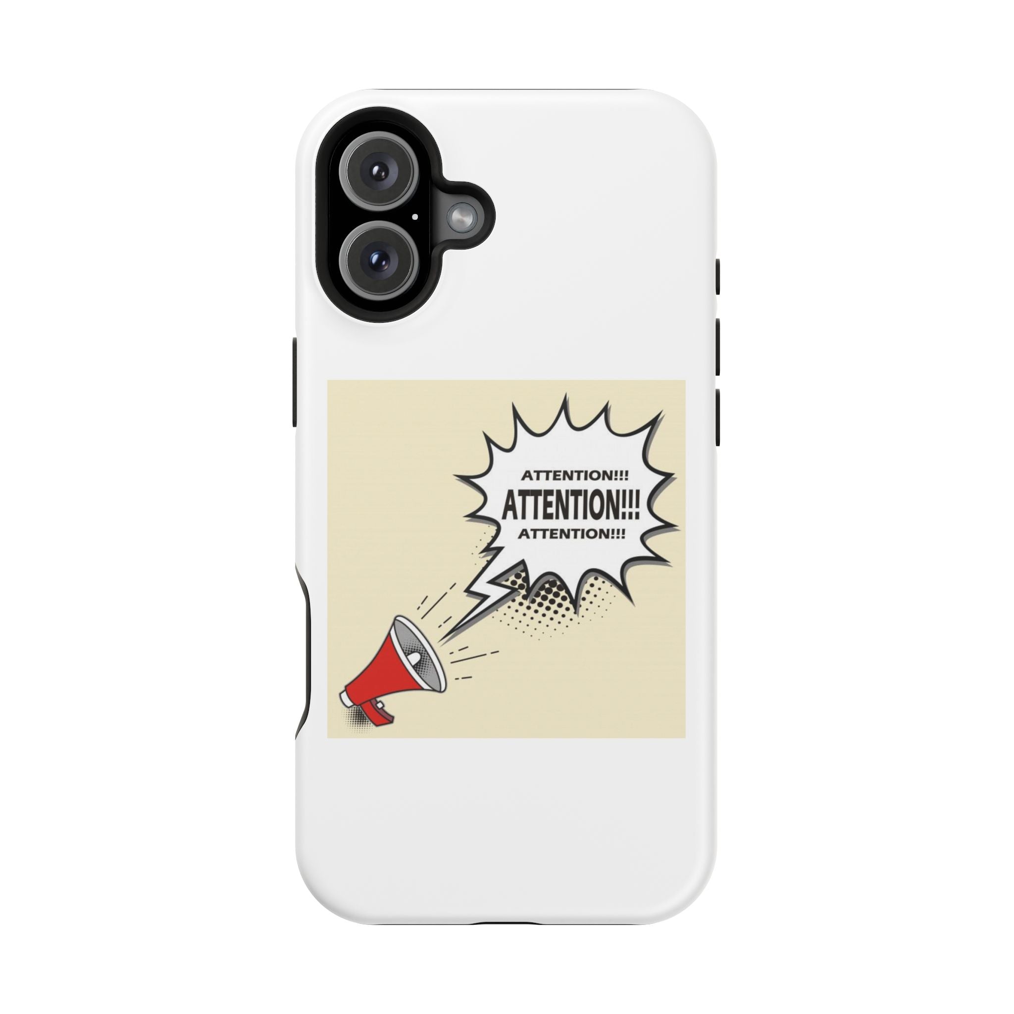 Attention Call Magnetic Tough Cases - Perfect for Gamers & Announcements