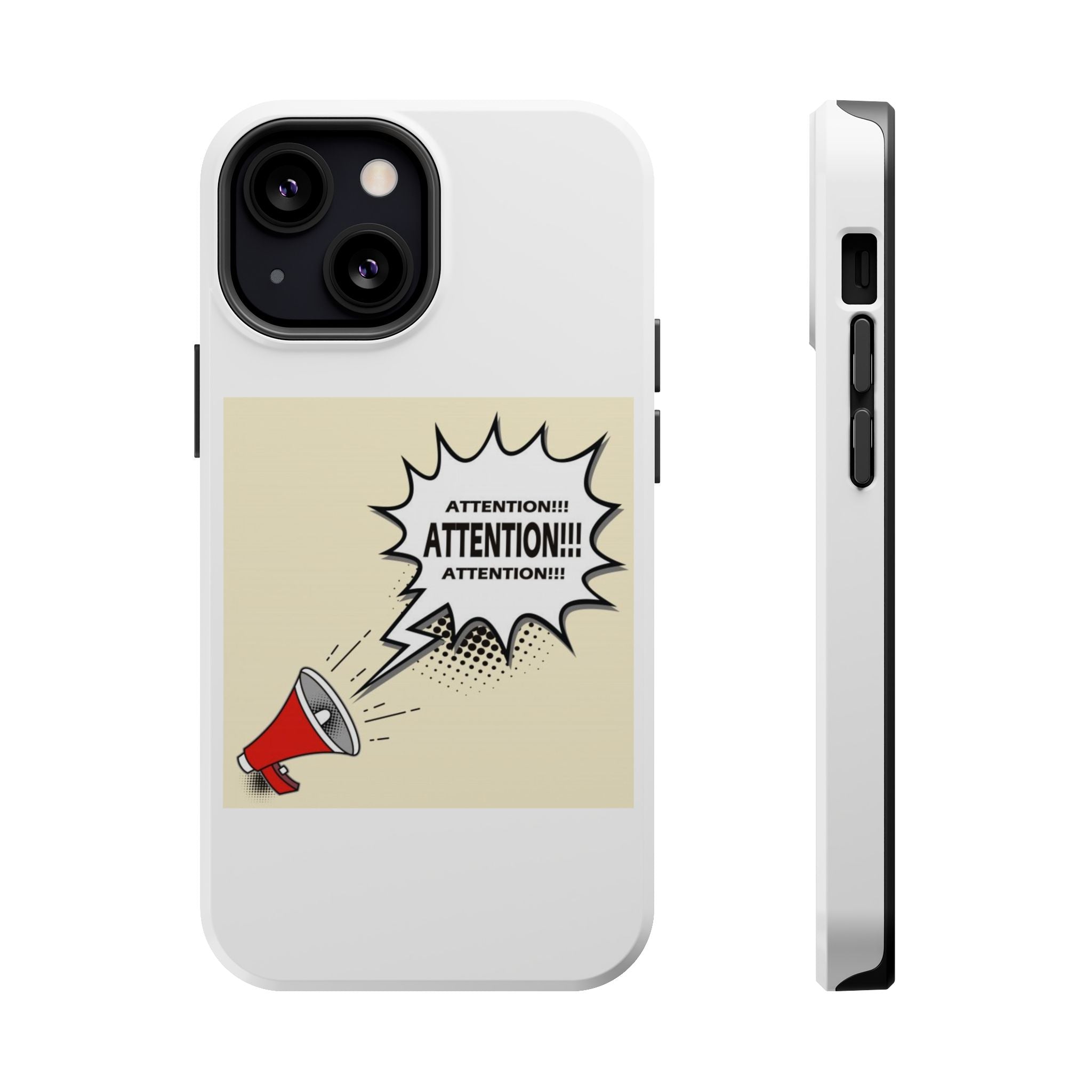 Attention Call Magnetic Tough Cases - Perfect for Gamers & Announcements