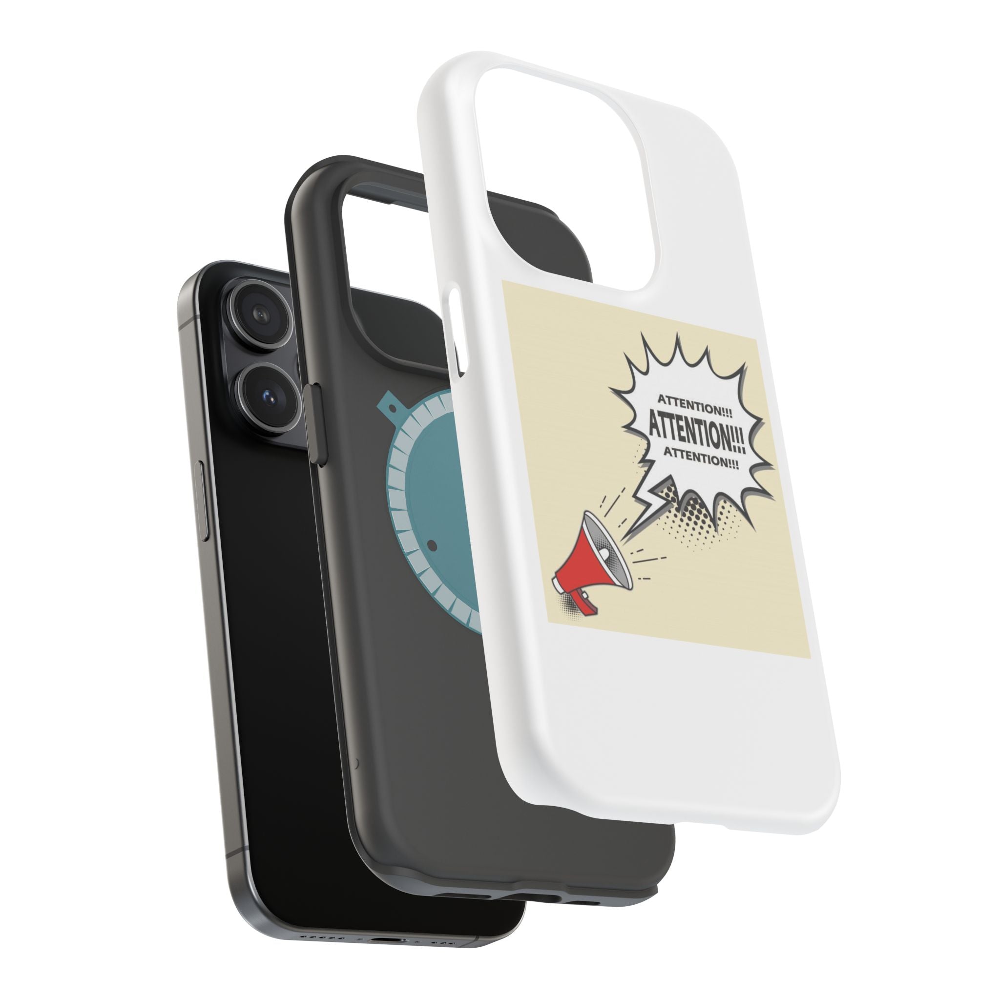 Attention Call Magnetic Tough Cases - Perfect for Gamers & Announcements